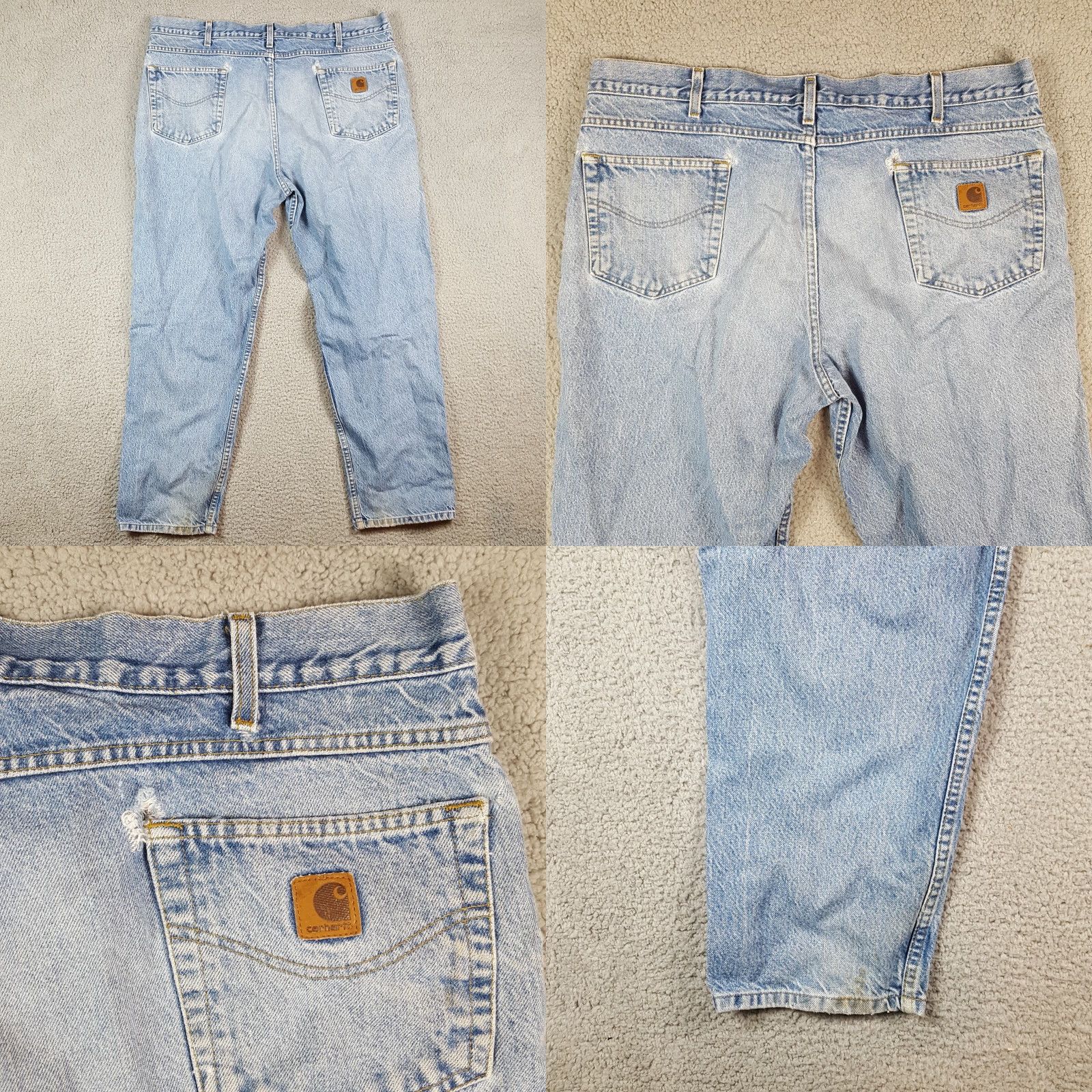 Carhartt VINTAGE Carhartt Men's Jeans 41x29 Relaxed Fit Denim Y2K 90s Grunge Workwear Western Size US 41 - 8 Thumbnail