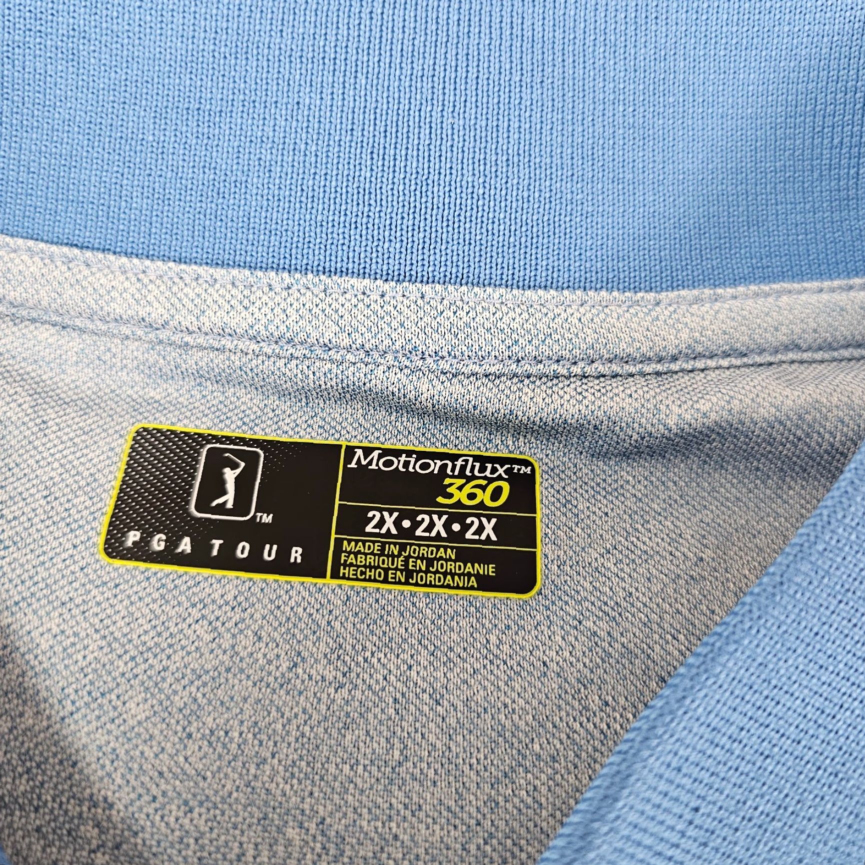 PGA Tour PGA TOUR Polo Shirt Knit Sleeve Men Big 2X Blue Short Sleeve Casual Activewear Golf Stretch Shirt Polo"} Size US XXL / EU 58 / 5 - 4 Thumbnail