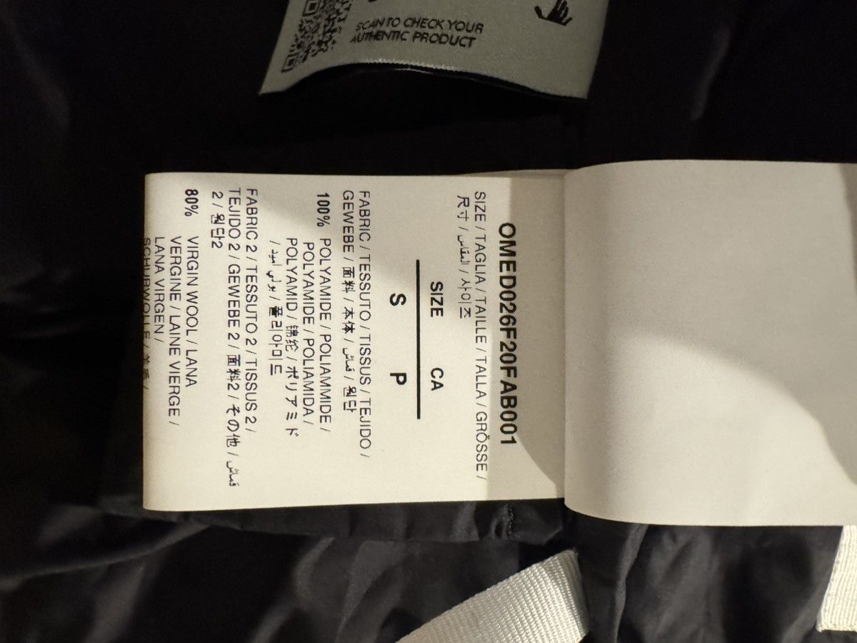 Off-White Off-White Metallic Puffer Jacket - Blue/Silver/Black - Small Size US S / EU 44-46 / 1 - 8 Thumbnail