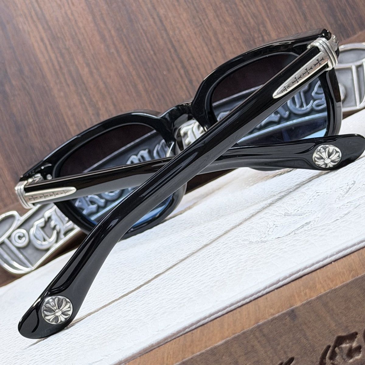Chrome Hearts Chrome Hearts Drippin 1/1 Sunglasses Size ONE SIZE - 14 Thumbnail
