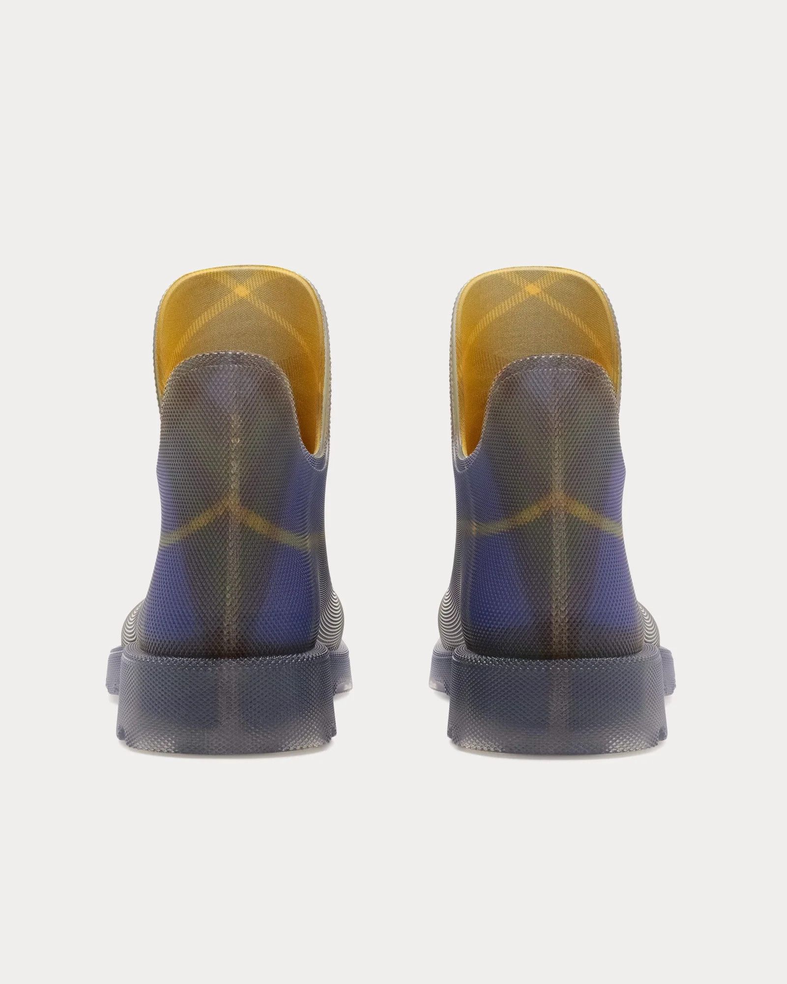 Burberry o1w1db10125 Check Rubber Marsh Low Boots in Multicolor Size US 10 / EU 43 - 3 Thumbnail