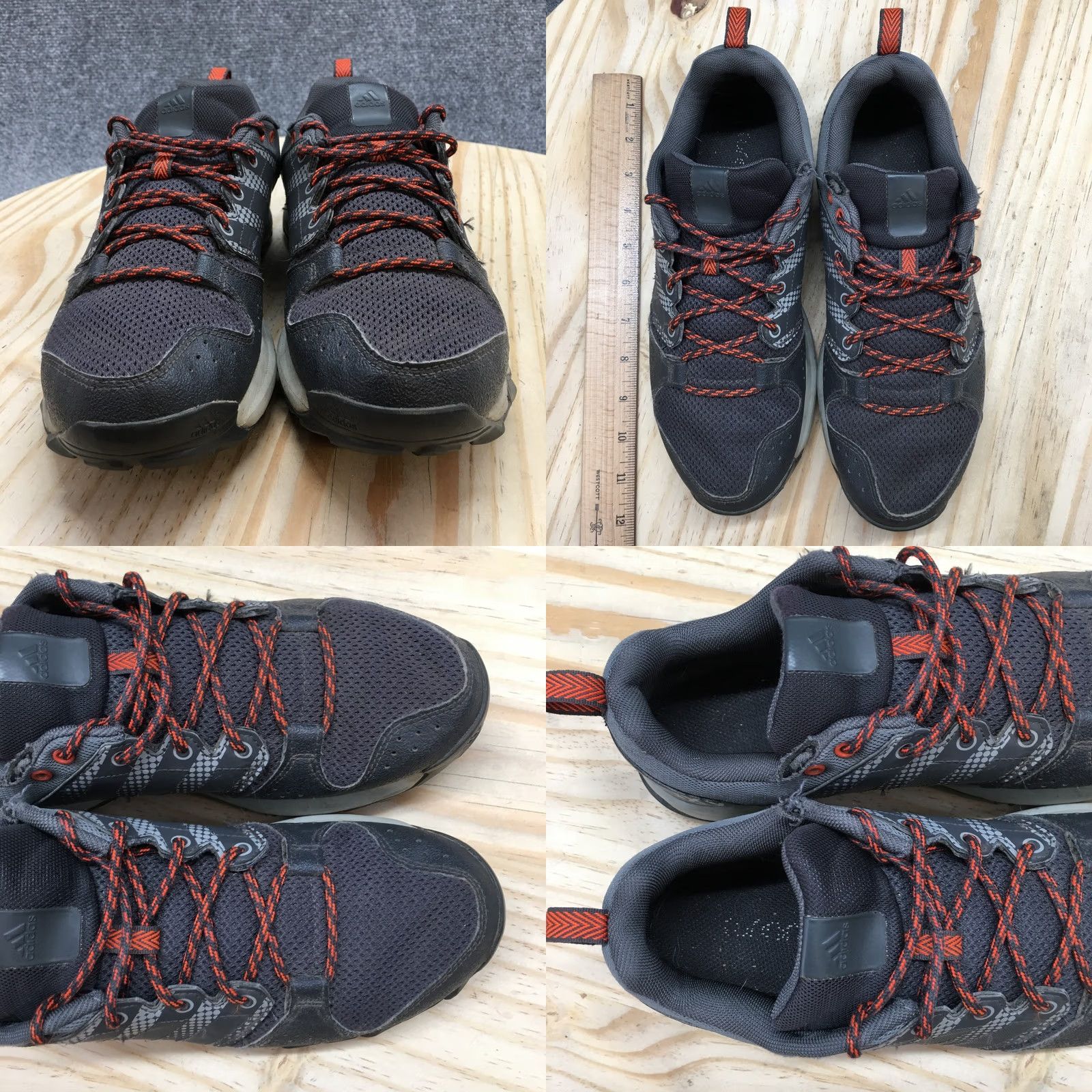 Adidas adidas Sneaker Mens Gray Galaxy Trail Traxion Hiking Laced Casual BB6106 Size US 8 / EU 41 - 8 Thumbnail