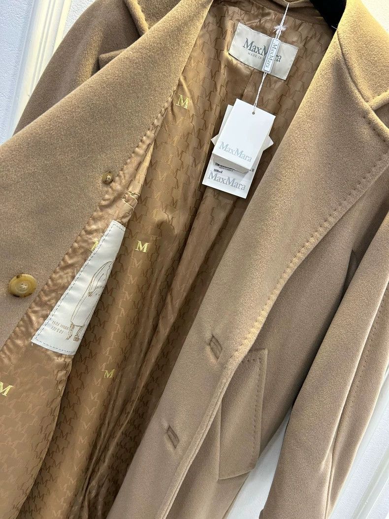 Max Mara Max Mara Camel 101801 Cashmere Coat Eternal Classic Size M / US 6-8 / IT 42-44 - 4 Thumbnail