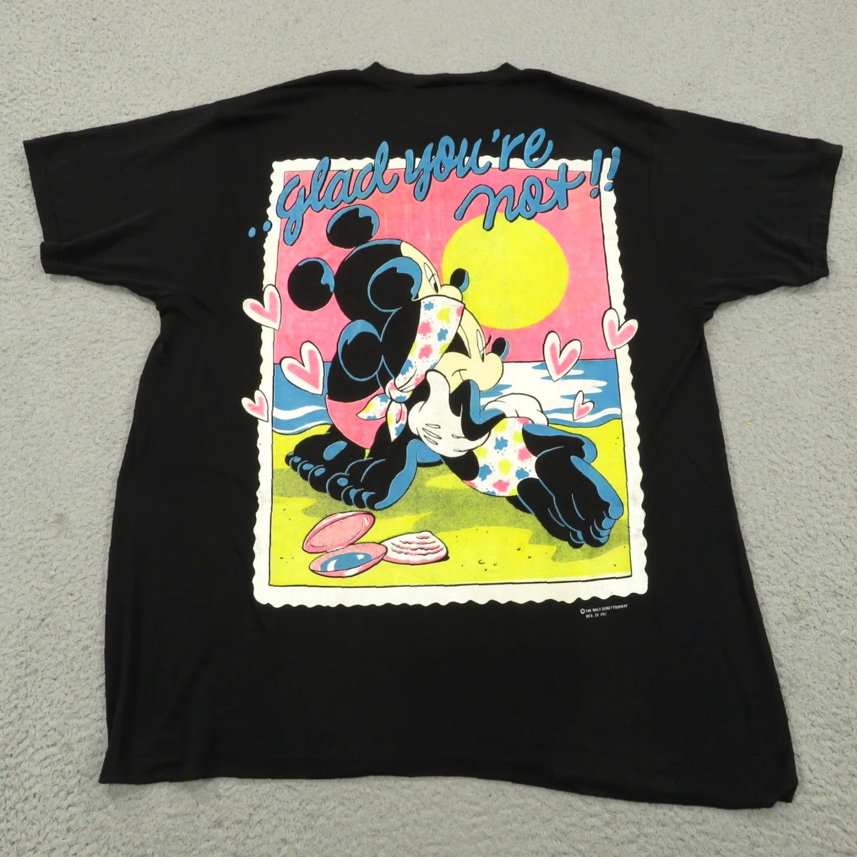 Disney VTG Disney Shirt Large Men 80s Made in USA 50/50 Single Stitch Tee Mickey Minnie Size US L / EU 52-54 / 3 - 5 Thumbnail