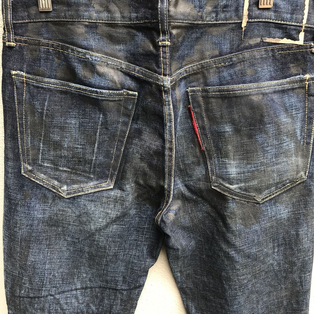 Japanese Brand × Le Grande Bleu (L.G.B.) REBIRTH TO TABURA RASA splash jeans denim Size US 33 - 3 Thumbnail