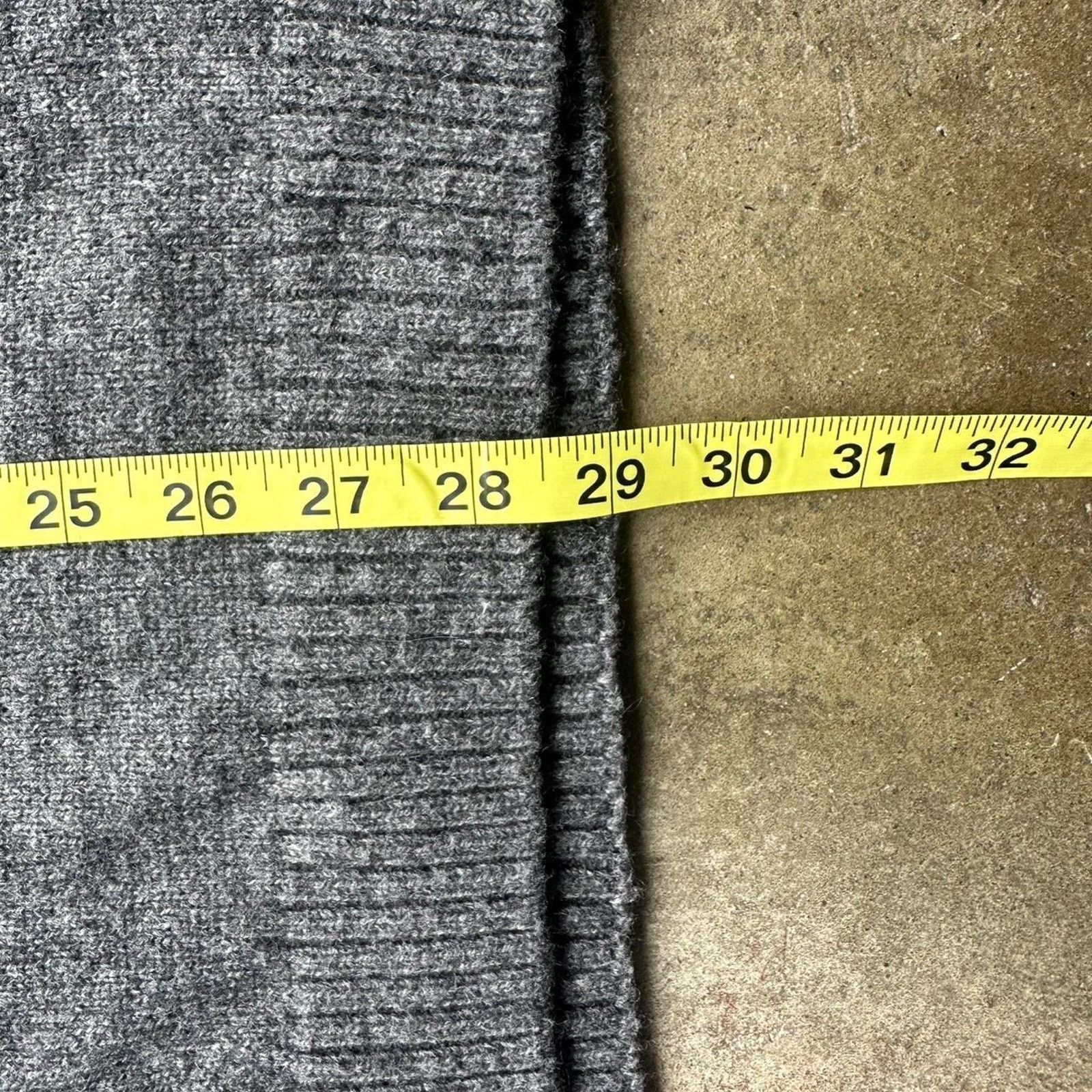 Tasso Elba Grey wool blend Tasso Elba sweater with geometric pattern Size M / US 6-8 / IT 42-44 - 5 Thumbnail