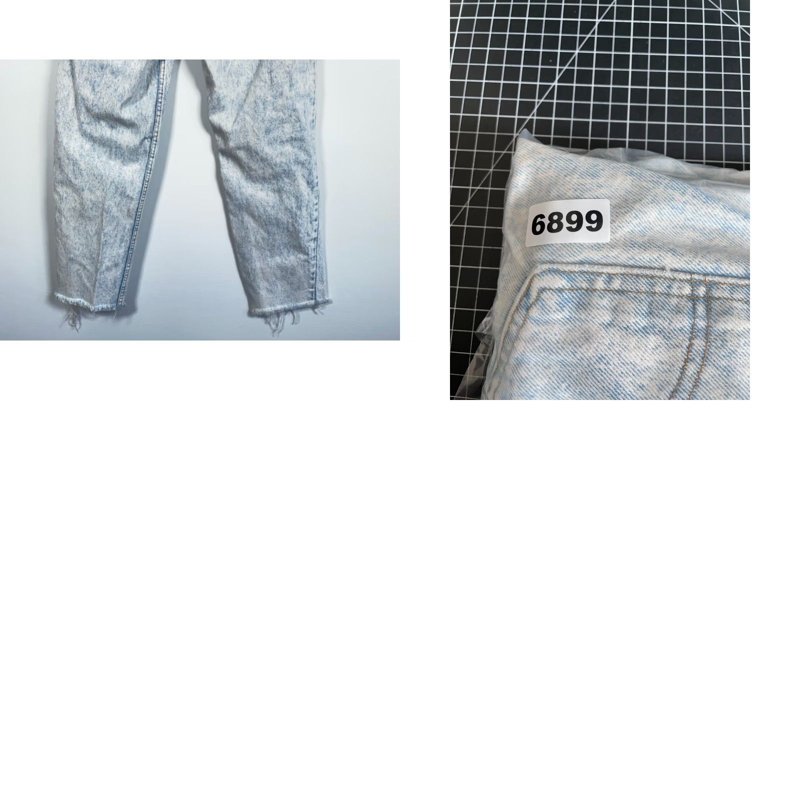 Levi's VTG Levi's Jeans Men's 29 x 29 Orange Tab Blue Acid Wash 80s Tapered Leg Size US 29 - 10 Thumbnail