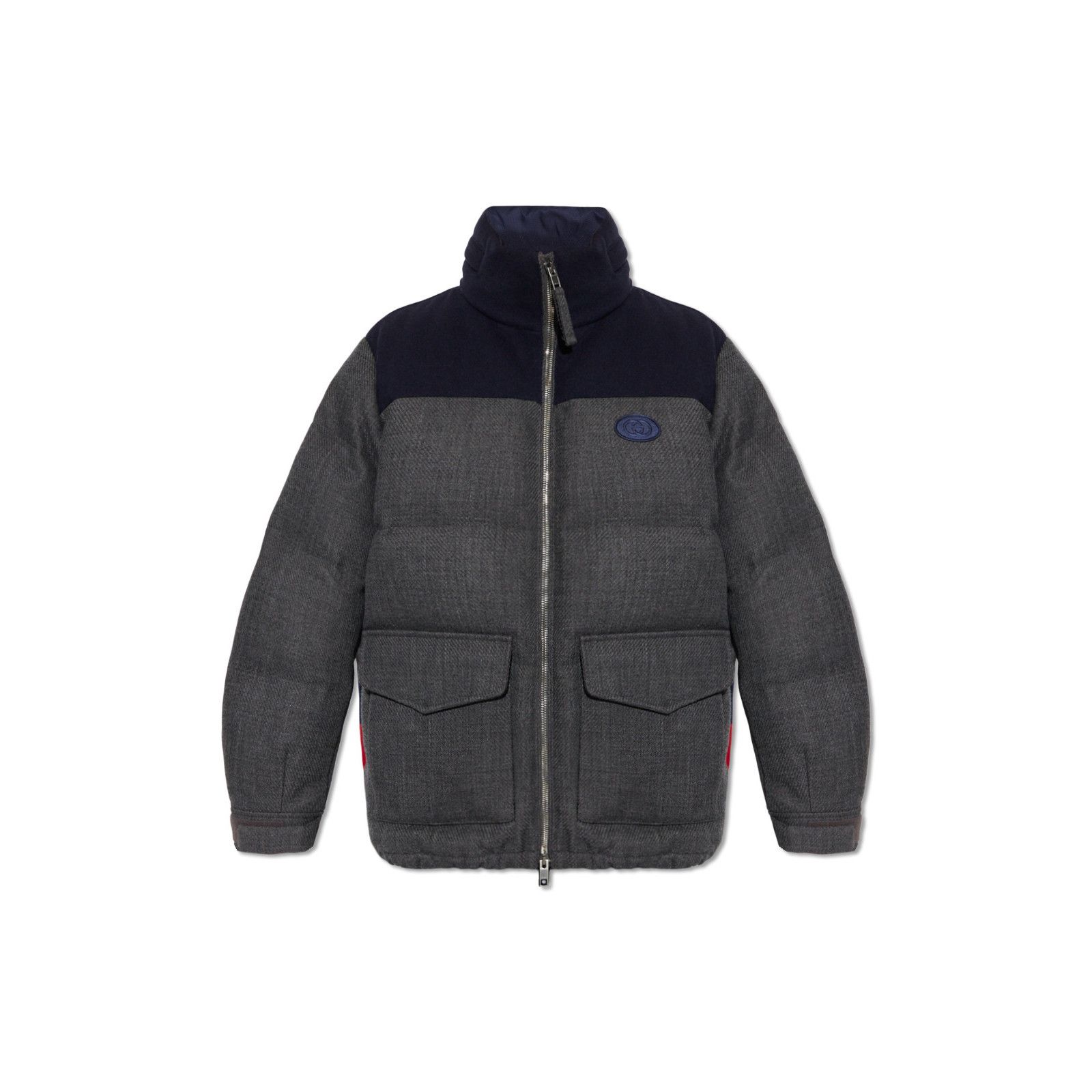 Gucci GUCCI Gray/Black Down Jacket New & Authentic (Men's size:50; Size US M / EU 48-50 / 2 - 1 Preview