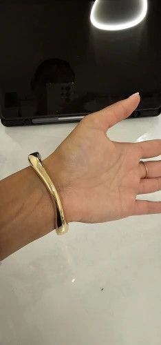 Jewelry Metal Cuff Geometric Spring Bracelet Size ONE SIZE - 3 Thumbnail