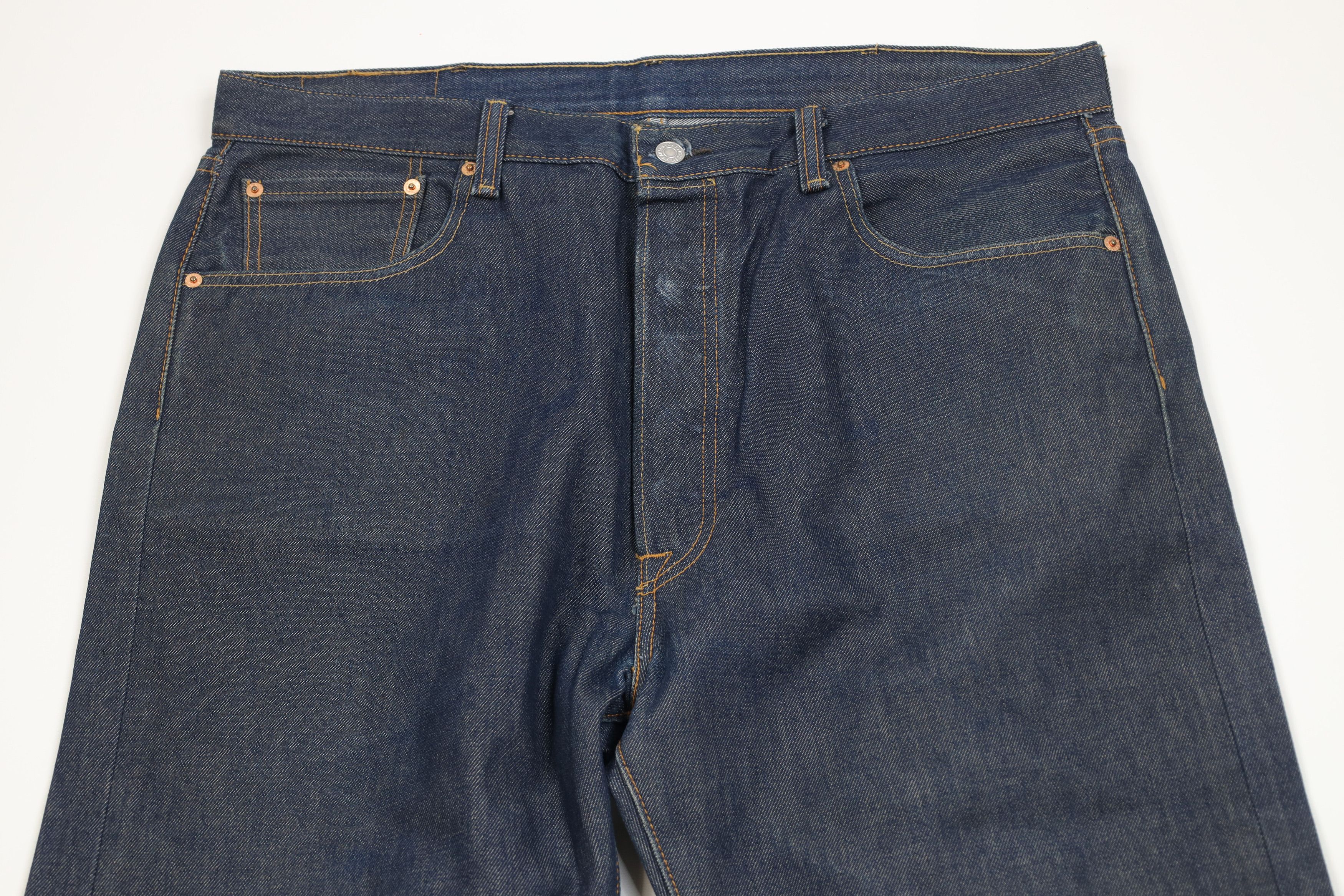 Levi's Vintage Y2K Levis 501xx Original Fit Button Fly Jeans Indigo Size US 40 / EU 56 - 2 Thumbnail