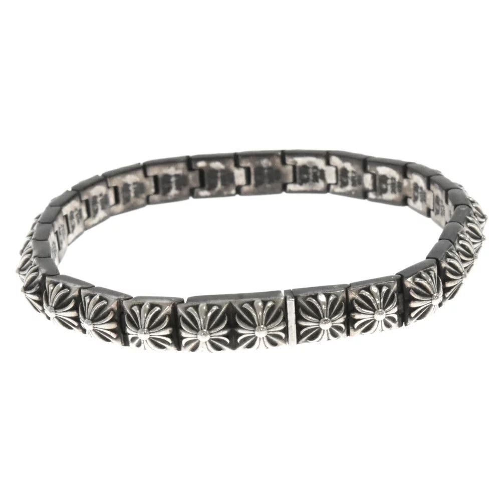 image of Chrome Hearts Pyramid Plus Silver Bracelt, Men's
