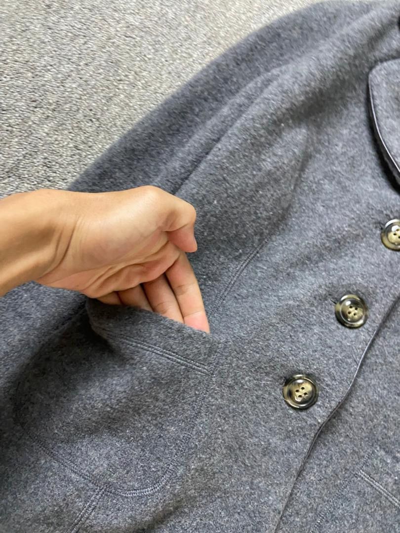 Japanese Brand Max Mara Weekend Line Wool Blend Jacket (182) Size US L / EU 52-54 / 3 - 7 Thumbnail
