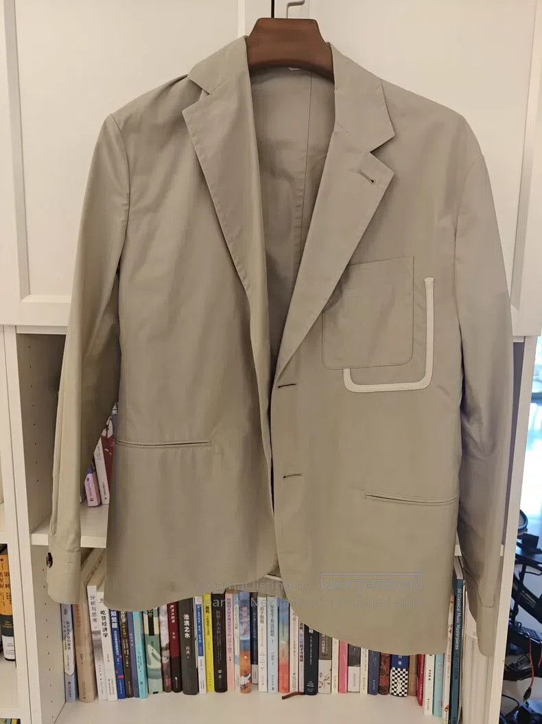 Hermes Hermes Men's Single Breasted Suit Jacket Size 48R - 1 Thumbnail