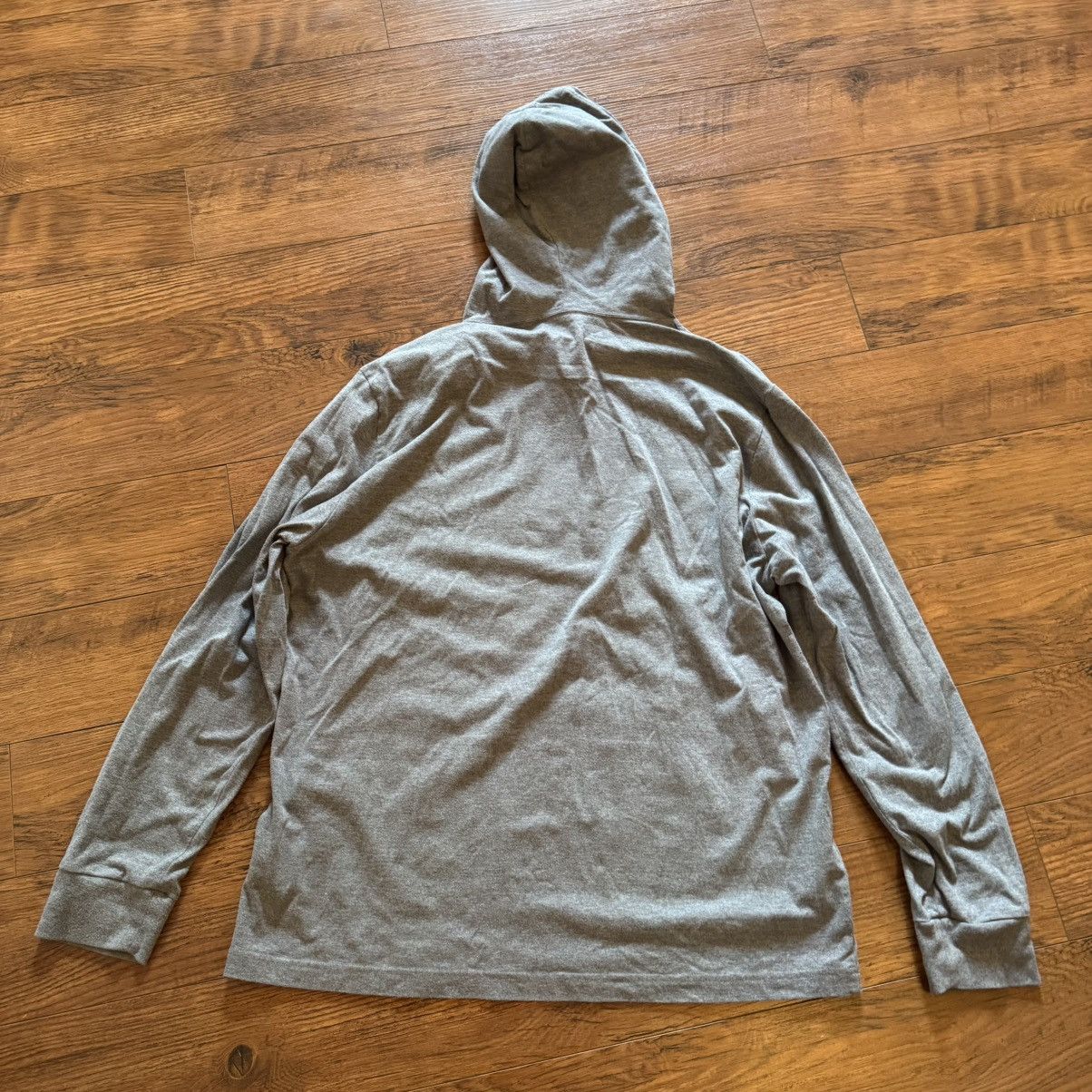 American Eagle Outfitters American Eagle Hooded T Shirt Men’s Large Long Sleeve Gray Size US L / EU 52-54 / 3 - 4 Thumbnail