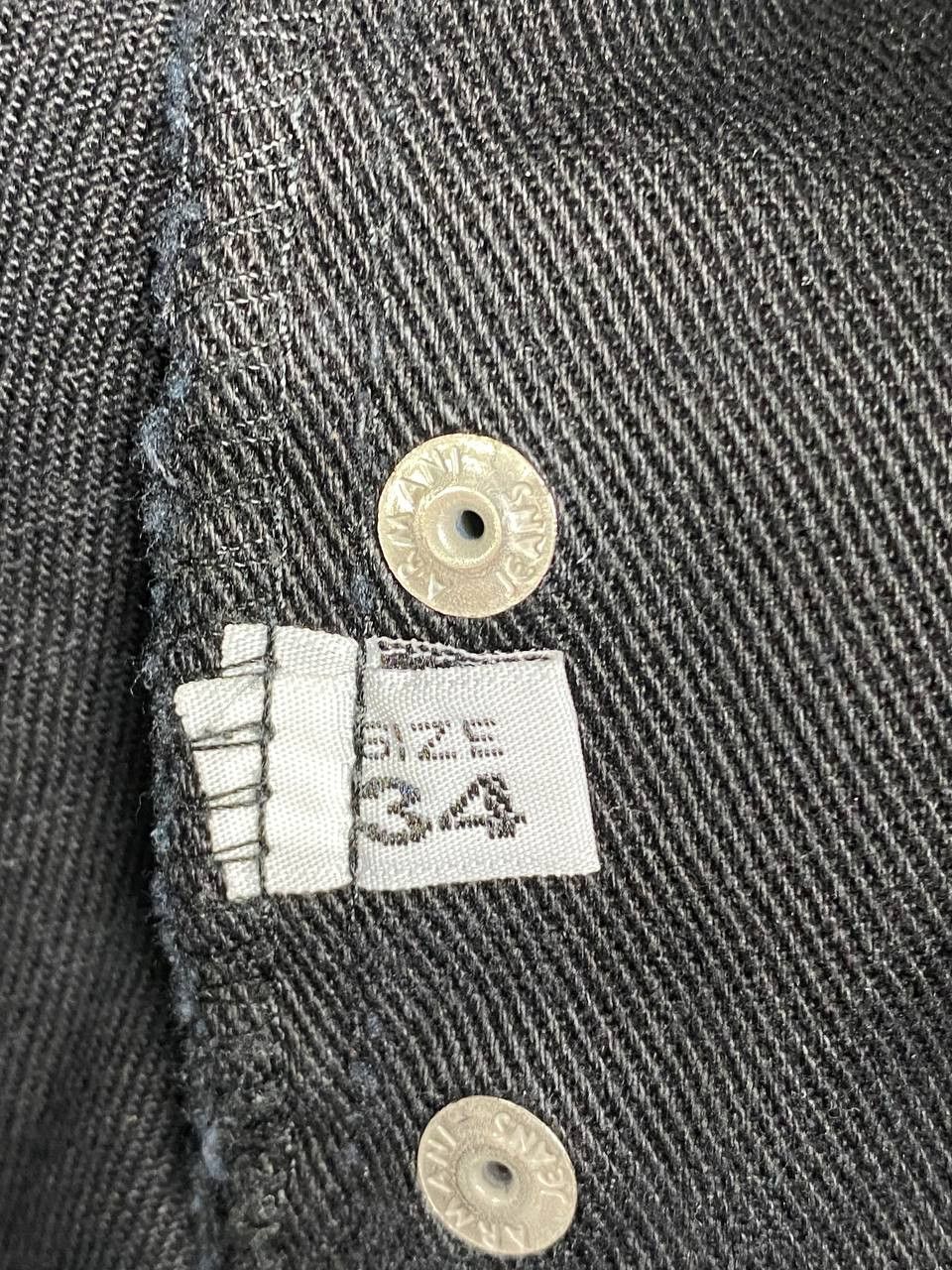 Armani Vintage Armani Jeans Denim Jeans Big Logo Men Size 34 Black Size US 34 / EU 50 - 12 Thumbnail