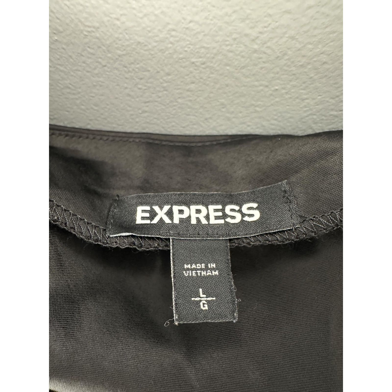Express Express Satin Cowl Neck Midi Slip Dress Black Women's Size L Size L / US 10 / IT 46 - 3 Thumbnail