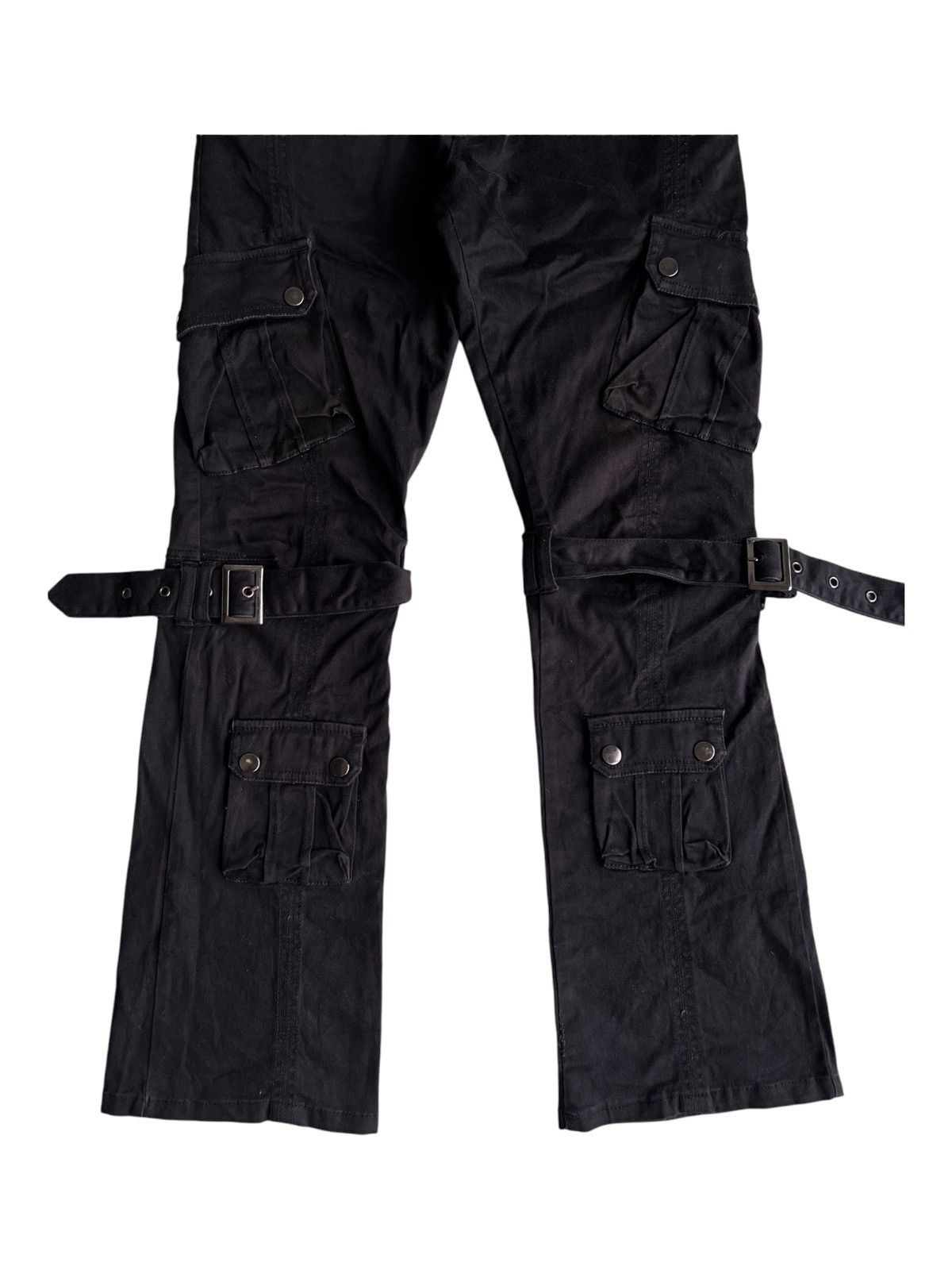 Roen SD 🇯🇵 Super Flare Bondage Strap Parachute Stretch Pant Size US 31 - 4 Thumbnail