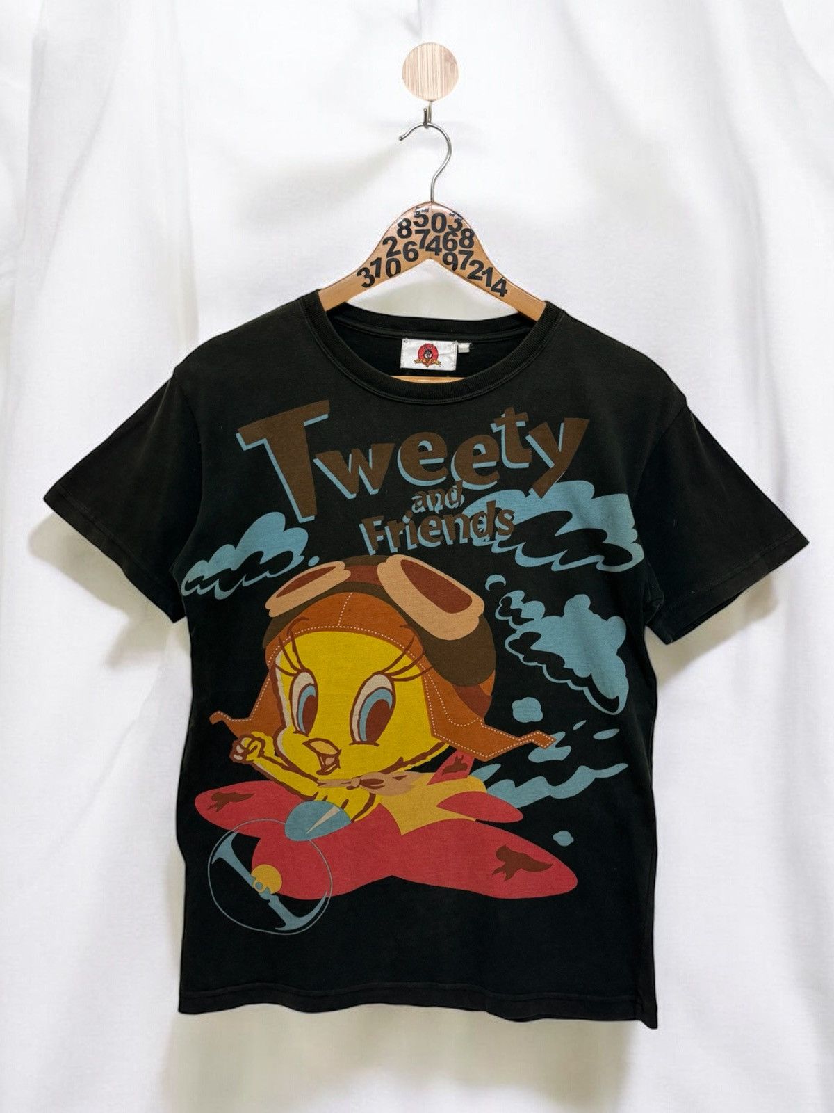 Vintage Looney Tunes Tweety and Friends Big Logo Poem Faded Tee Size US XS / EU 42 / 0 - 1 Thumbnail