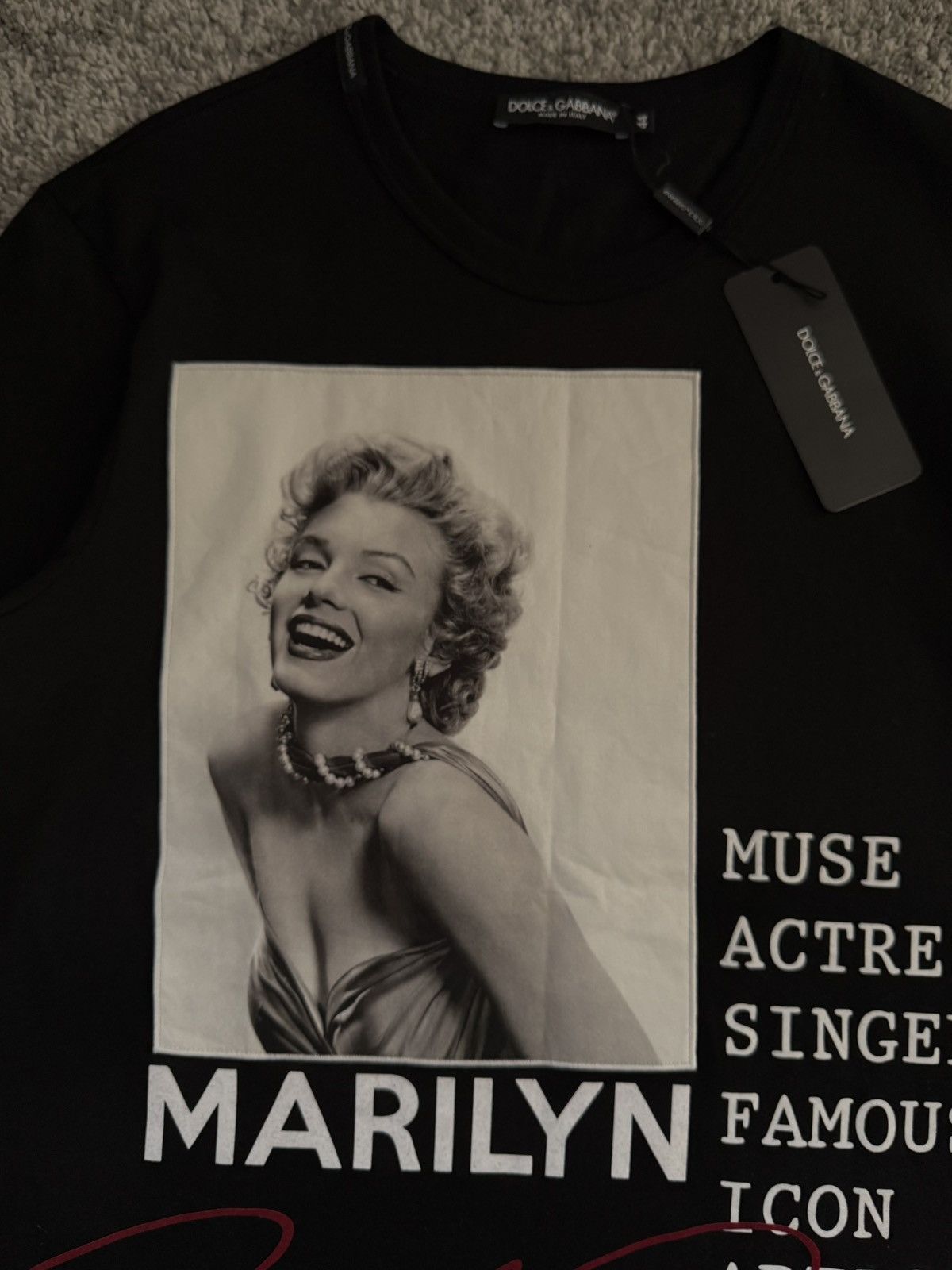 Dolce & Gabbana Dolce & Gabanna Marilyn Monroe Size US S / EU 44-46 / 1 - 3 Thumbnail