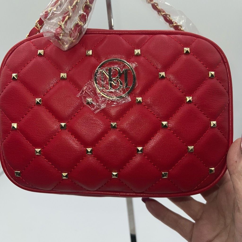 Badgley Mischka Badgley Mischka Vegan Leather Diamond Quilted Camera Bag wit Size ONE SIZE - 2 Thumbnail