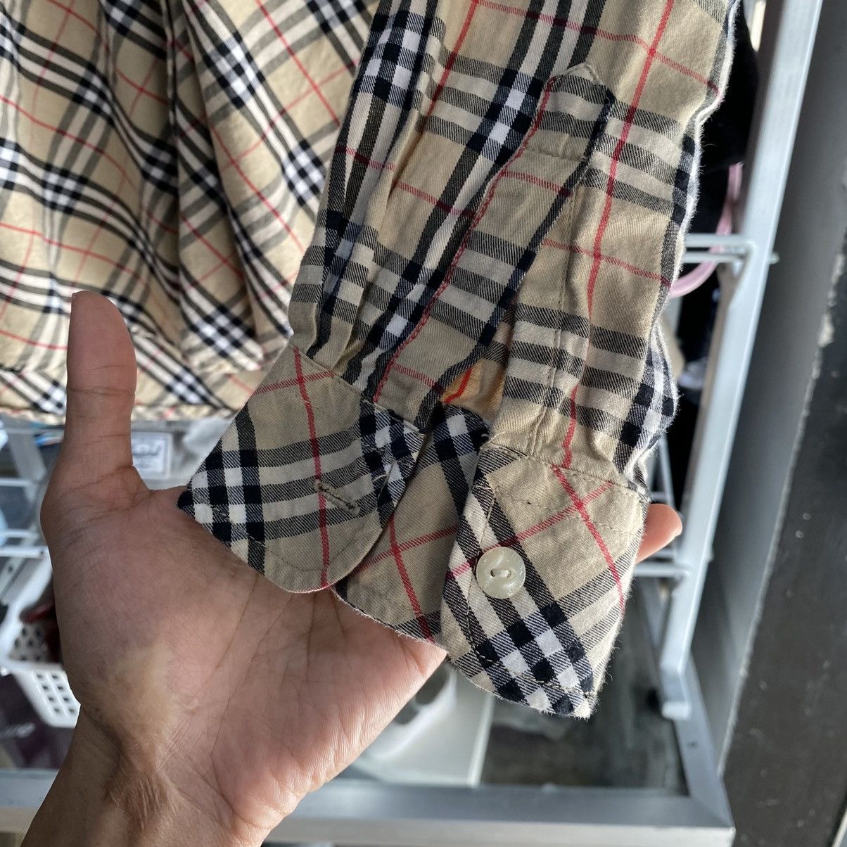Burberry × Vintage Vintage Burberry Nova Check Shirt Size S / US 4 / IT 40 - 5 Thumbnail