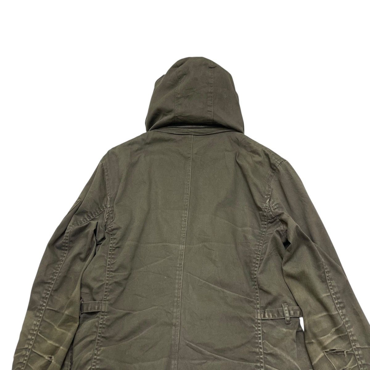 Le Grande Bleu (L.G.B.) 🔥Vintage Distressed In the Attic Hooded Detachable Lining Size US M / EU 48-50 / 2 - 10 Thumbnail
