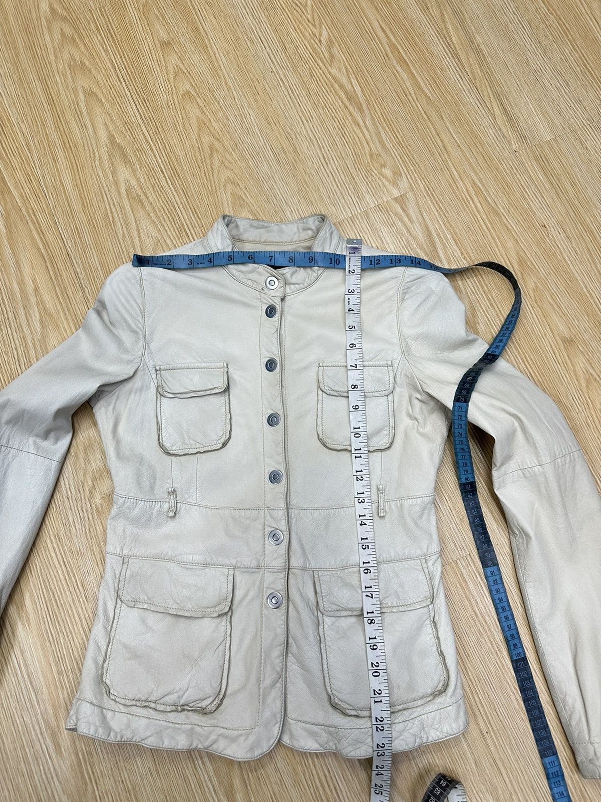 Armani Emporio Armani Leather Bondage Jacket MJ15 Size S / US 4 / IT 40 - 6 Thumbnail