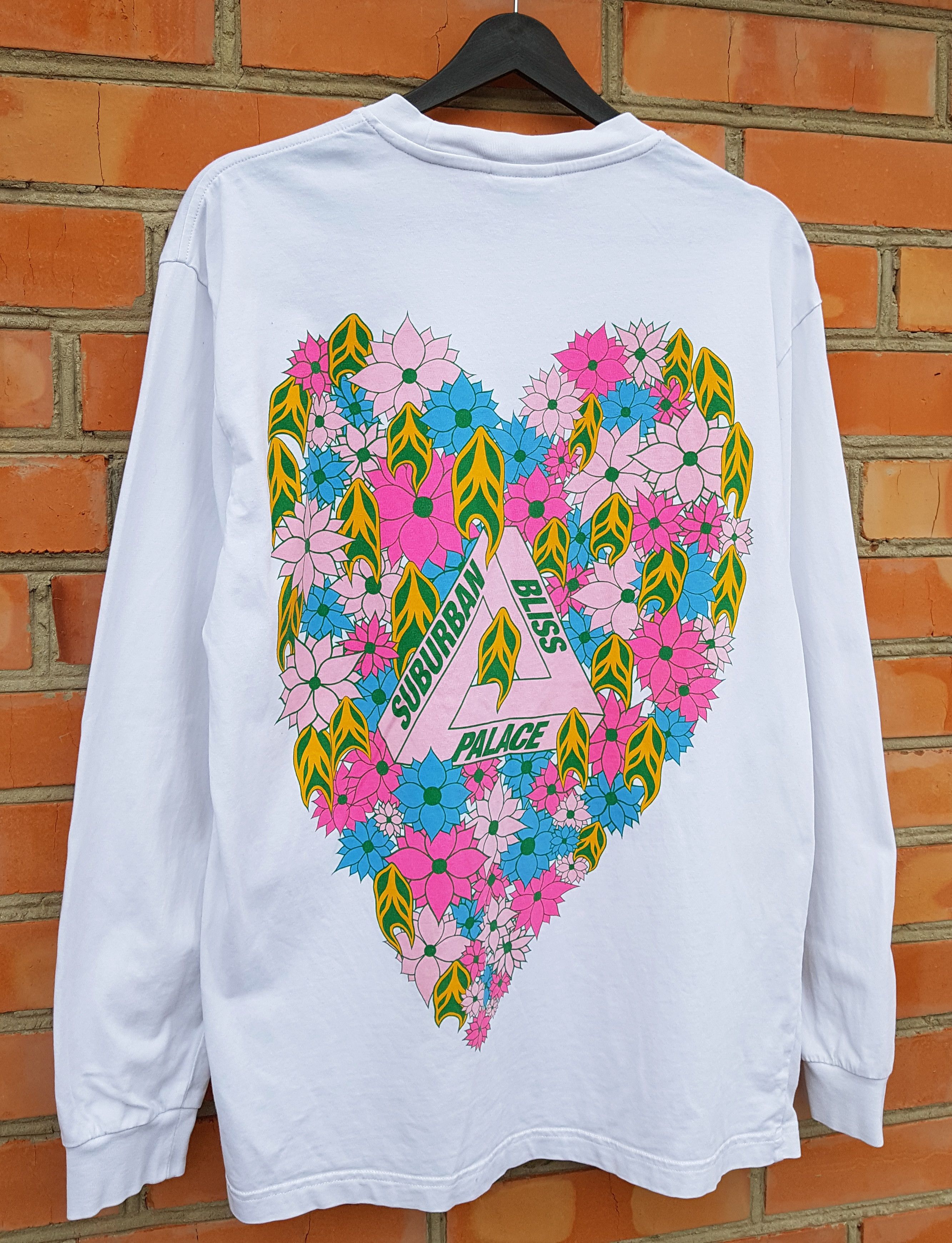 Palace Palace Suburban Bliss Peace and Love Longsleeve Shirt White Size US L / EU 52-54 / 3 - 4 Thumbnail