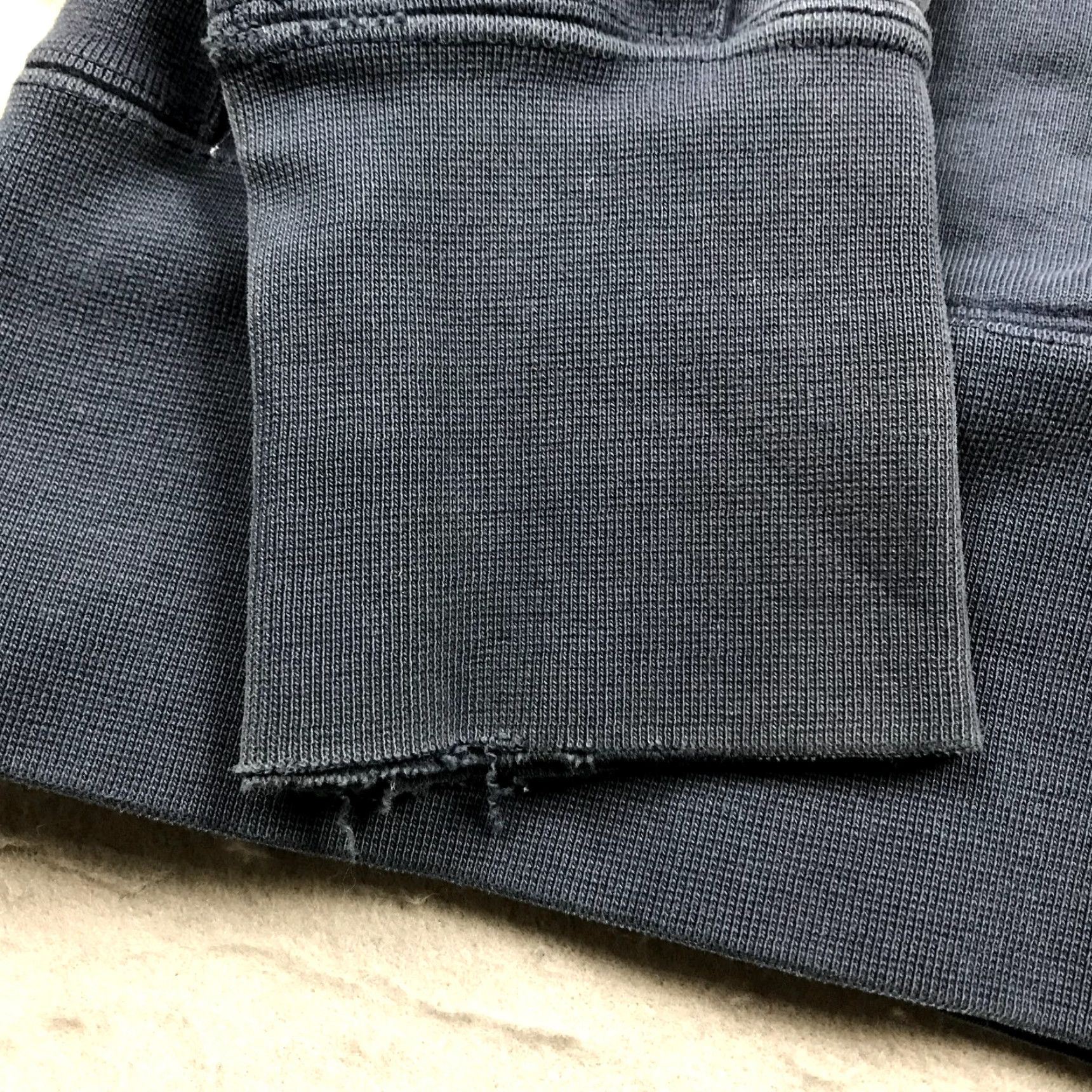 Vintage American Giant Hoodie Womens Medium Blue Sweatshirt Full Zip Heavy Cotton USA Size M / US 6-8 / IT 42-44 - 5 Thumbnail