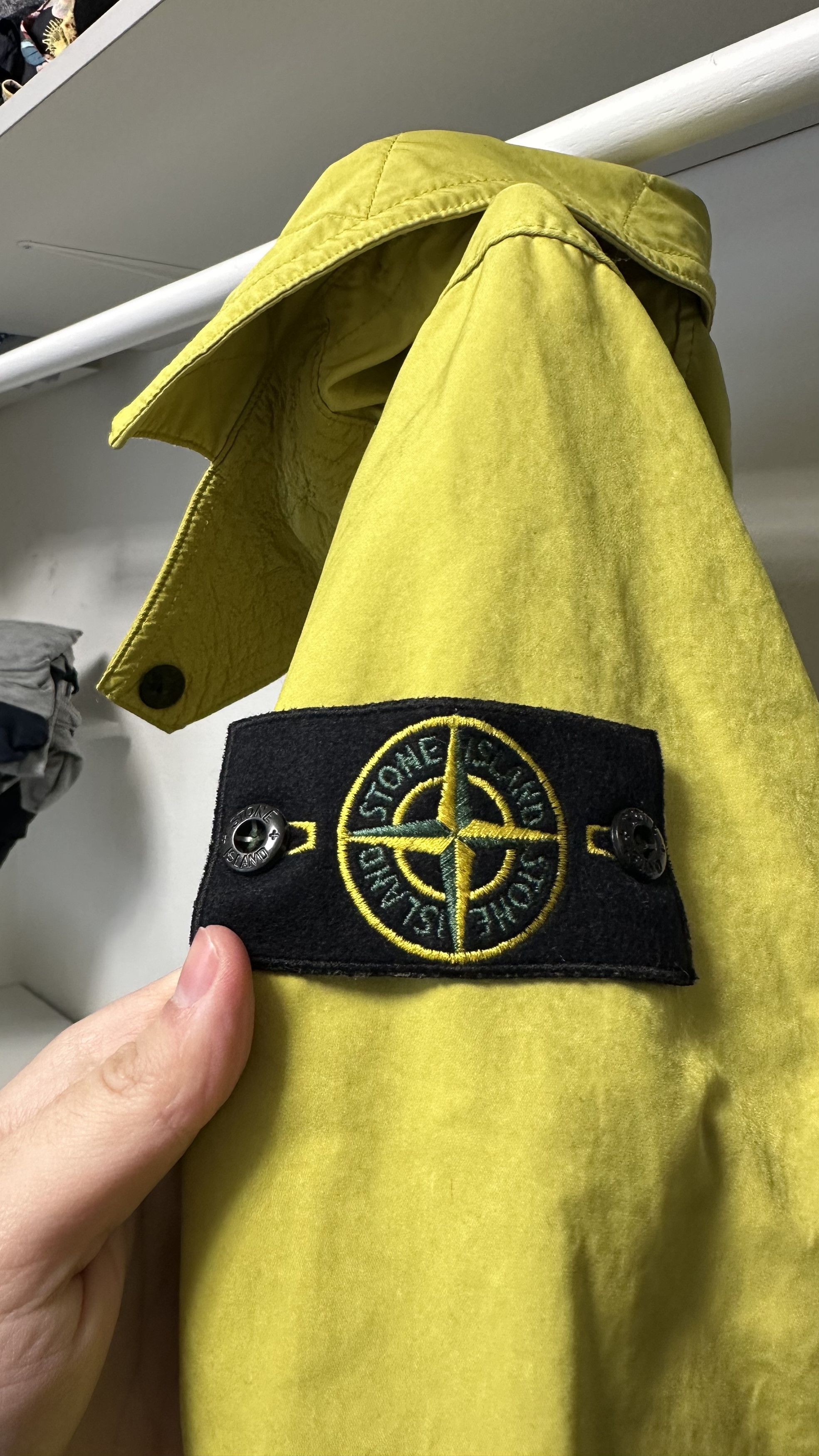 Stone Island Stone Island Yellow David TC Garment Dyed Parka Jacket Size US S / EU 44-46 / 1 - 9 Thumbnail