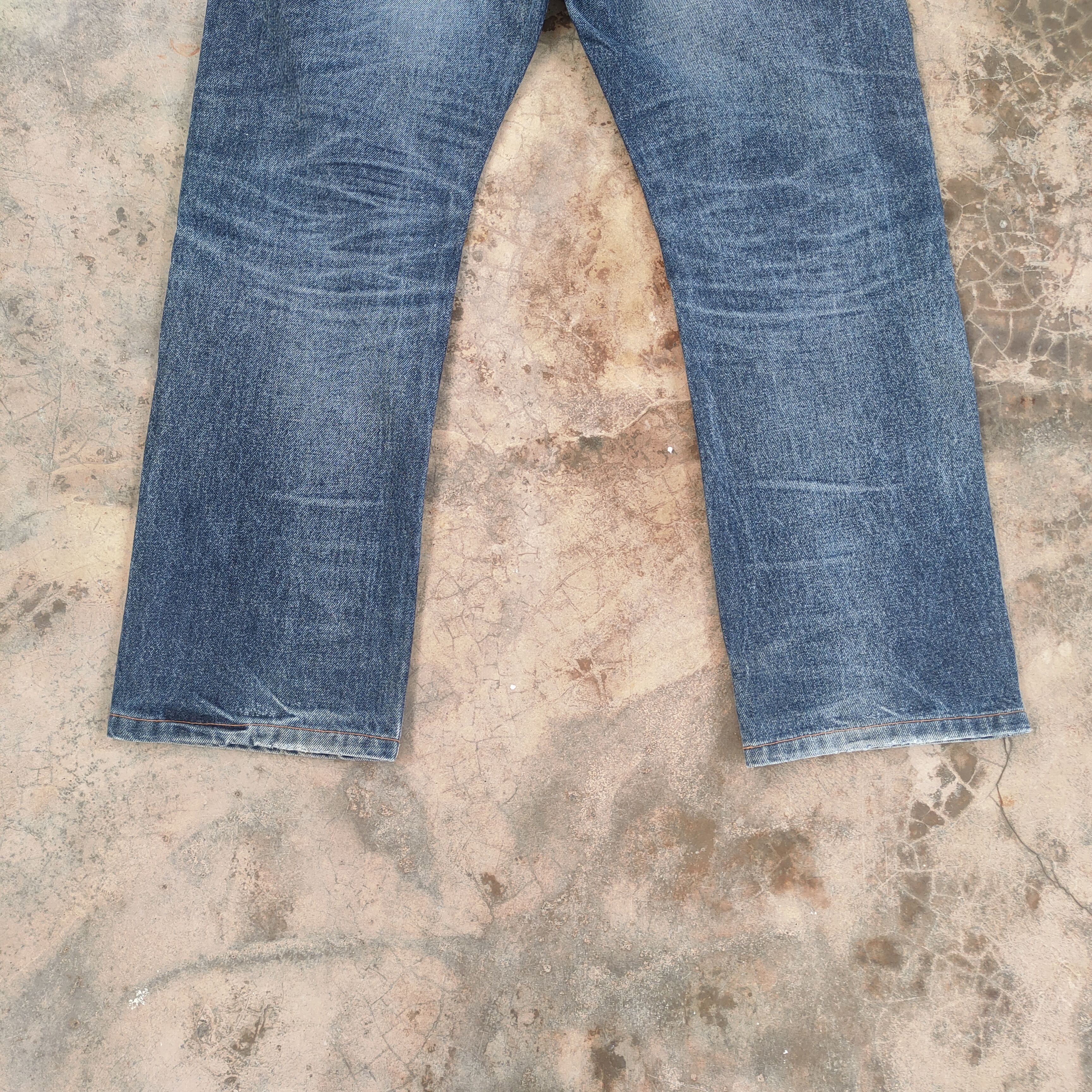 Japanese Brand × Jean × Vintage W36 VINTAGE JAPANESE FADED DISTRESSED JEANS PANTS Size US 36 / EU 52 - 8 Thumbnail