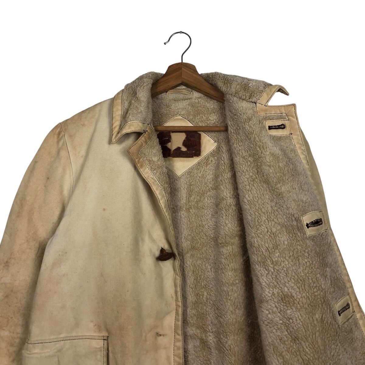 Vintage 📌Vintage Chore Work Jacket Blanket Campbell Made in Usa Size US M / EU 48-50 / 2 - 14 Thumbnail