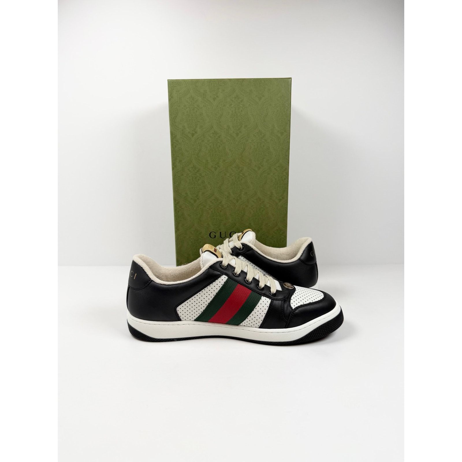 Gucci Size 8.5US - Gucci Screener Black White NEW Size US 8.5 / EU 41-42 - 6 Thumbnail