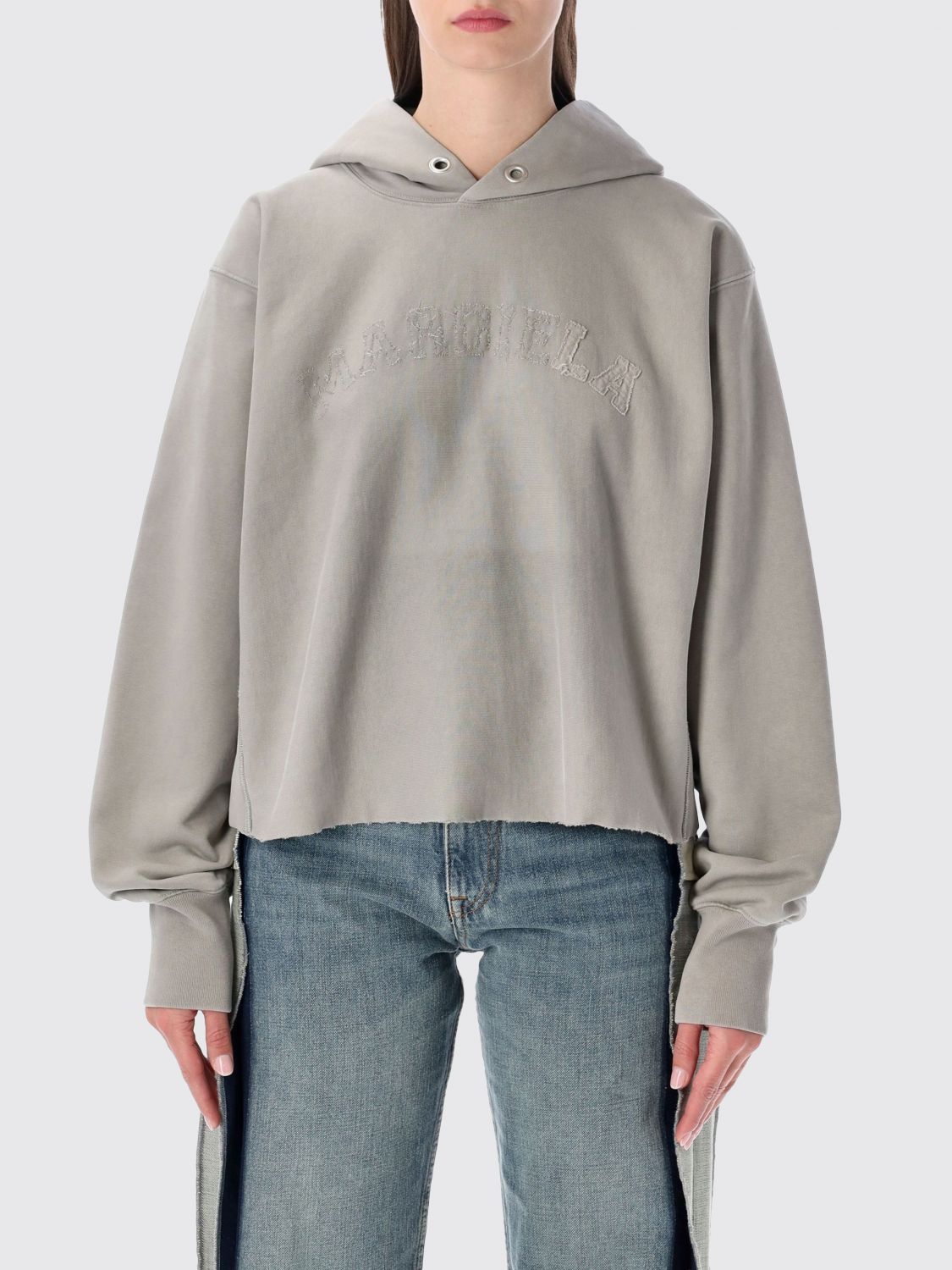 Maison Margiela Maison Margiela Sweatshirt Woman Dove Grey Size S / US 4 / IT 40 - 1 Thumbnail