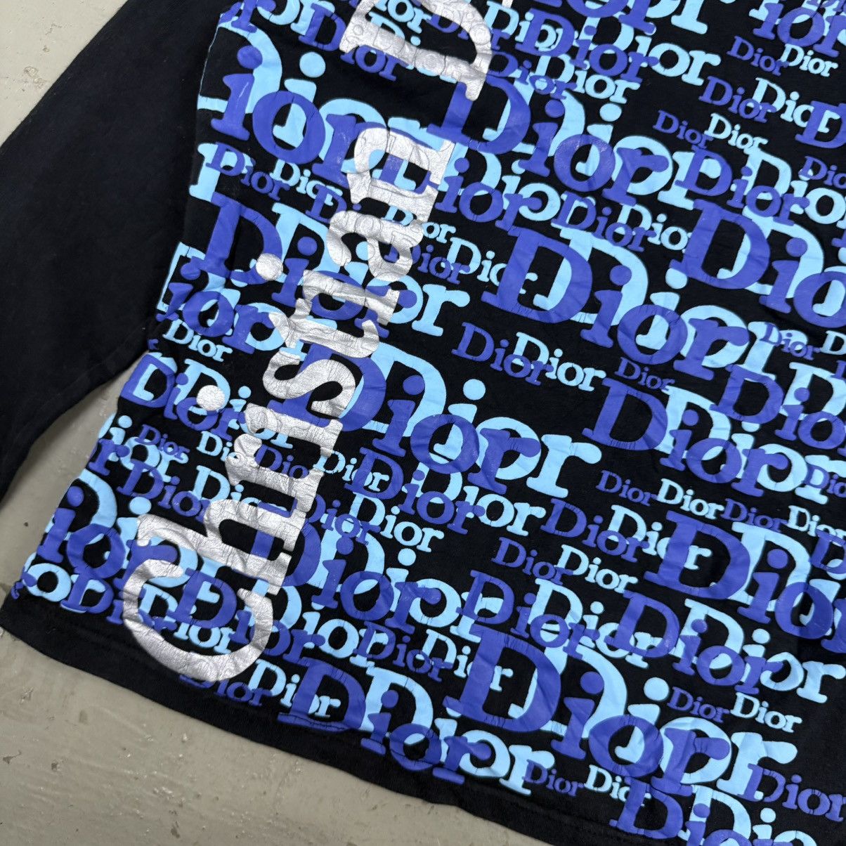 Dior Vintage Dior Multiple Spellout Long sleeve Tee Size XS / US 0-2 / IT 36-38 - 4 Thumbnail