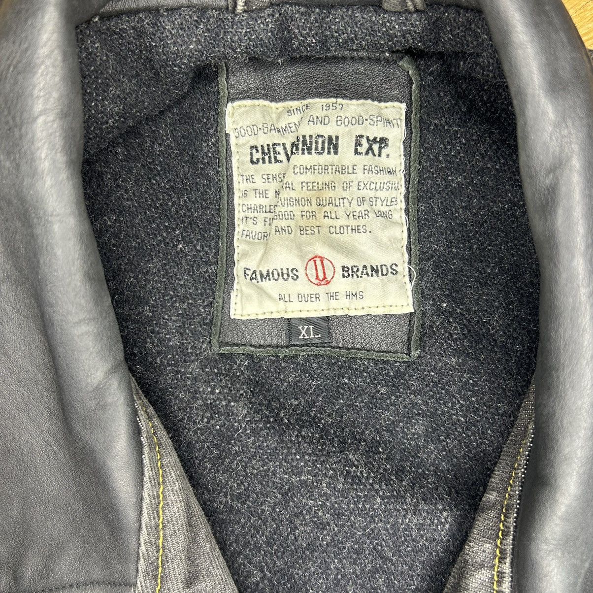 Chevignon × Japanese Brand Vintage Chevignon Denim Bomber Jacket Size US XL / EU 56 / 4 - 9 Thumbnail