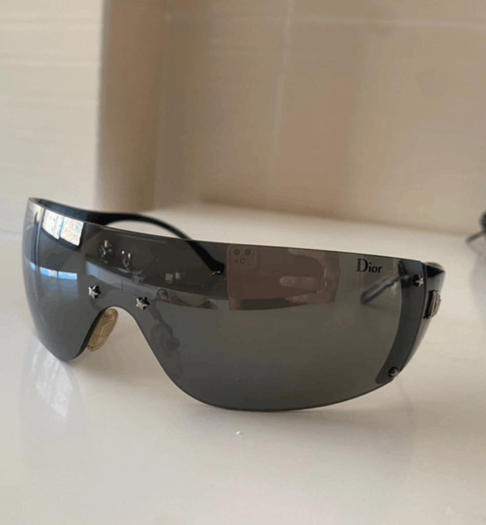 Dior DIOR Sunglasses Ski Wrap Shield Mask Bike Galliano Era Size ONE SIZE - 6 Thumbnail