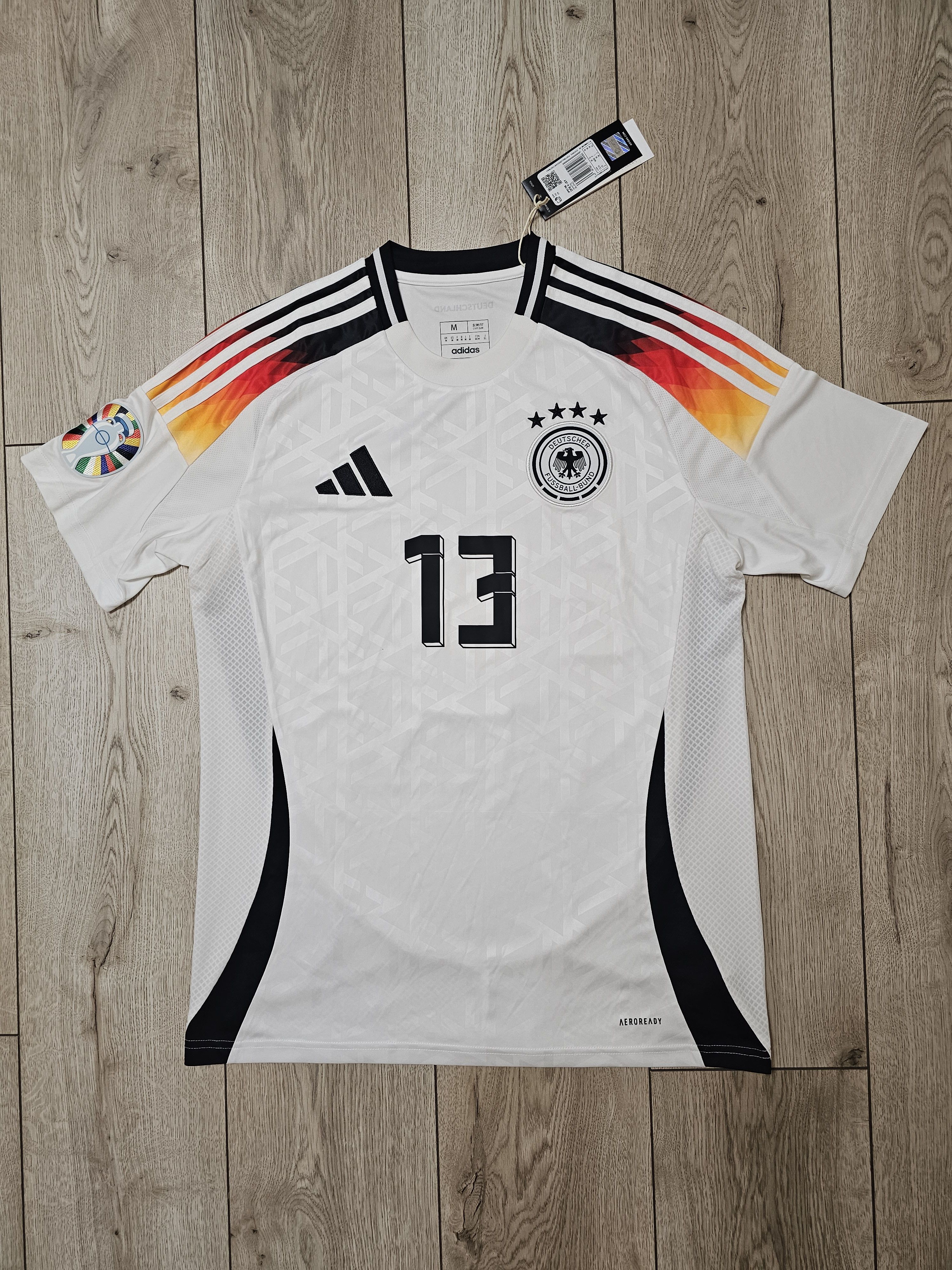 Adidas GERMANY 2024 HOME EURO MULLER FOOTBALL SHIRT SOCCER JERSEY Size US M / EU 48-50 / 2 - 2 Thumbnail