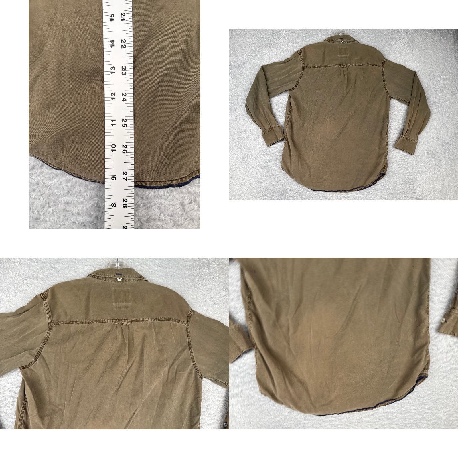 Tommy Bahama Tommy Bahama Shirt Men Small Green Long Sleeve Cotton Blend Button Up Size US S / EU 44-46 / 1 - 9 Thumbnail