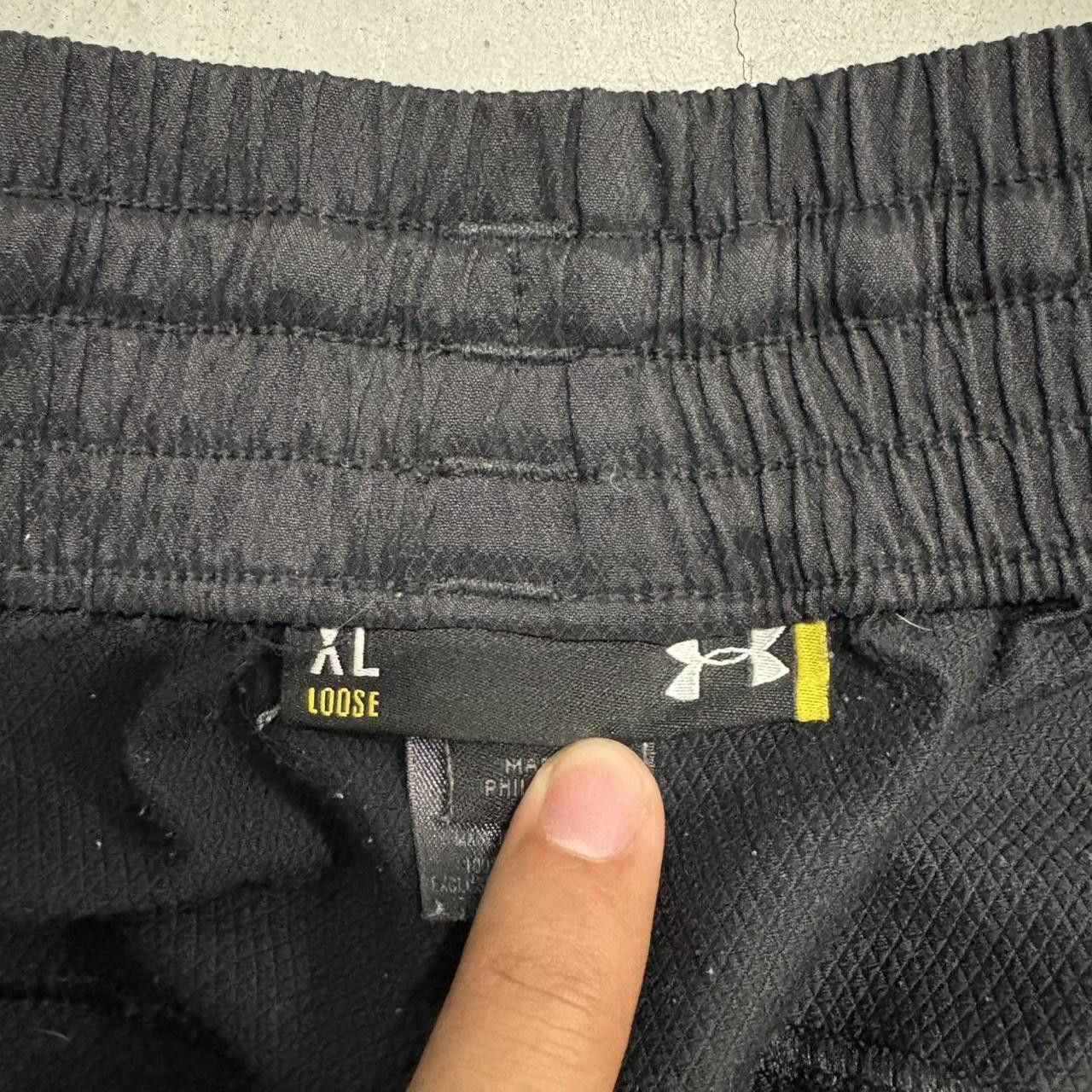 Under Armour Crazy Vintage Y2K/2000s Super Baggy Wideleg Loose Under Armour Black Trackpants! Size US 36 / EU 52 - 7 Thumbnail