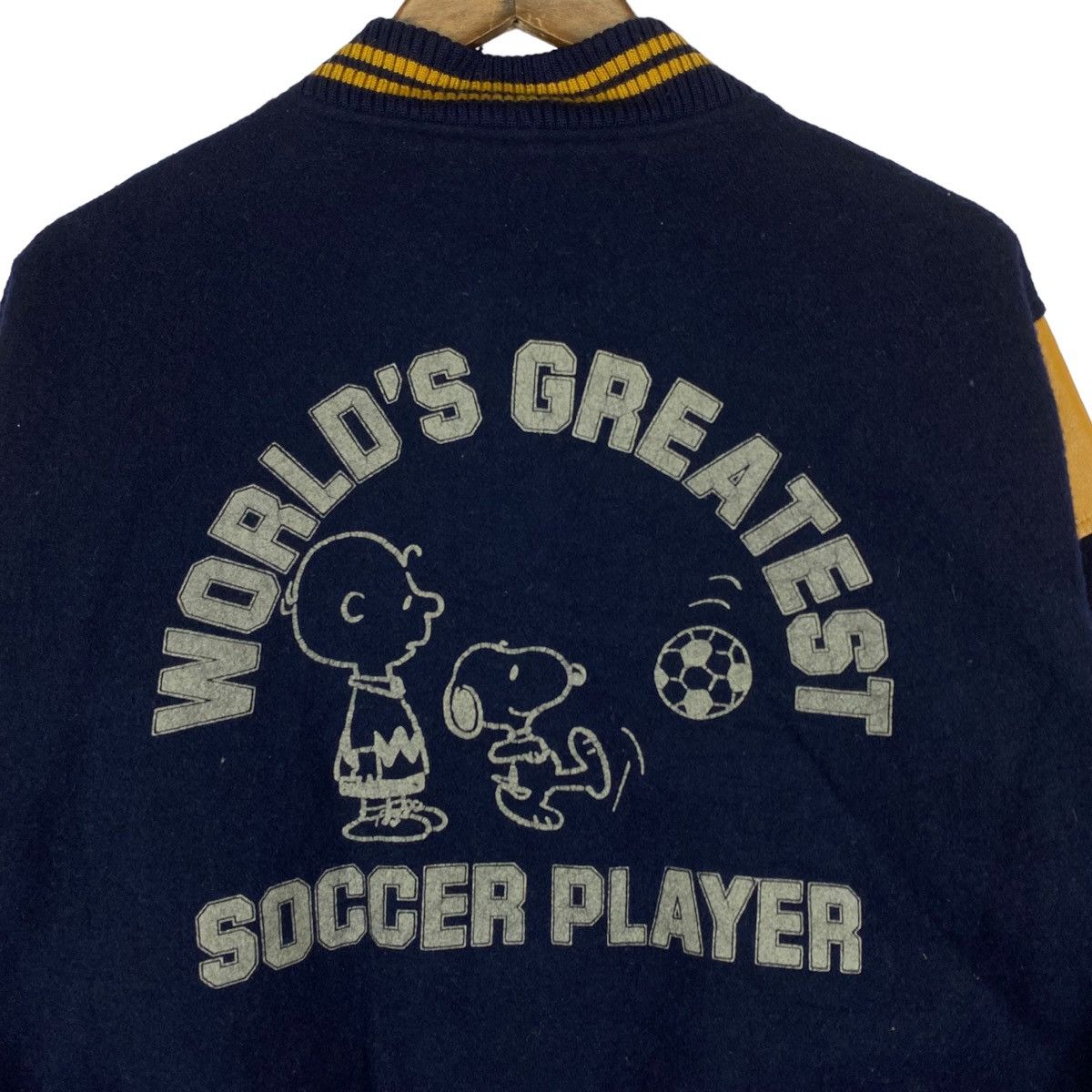 Peanuts × Vintage Vintage Peanuts Snoopy Varsity Jacket Size US M / EU 48-50 / 2 - 9 Thumbnail