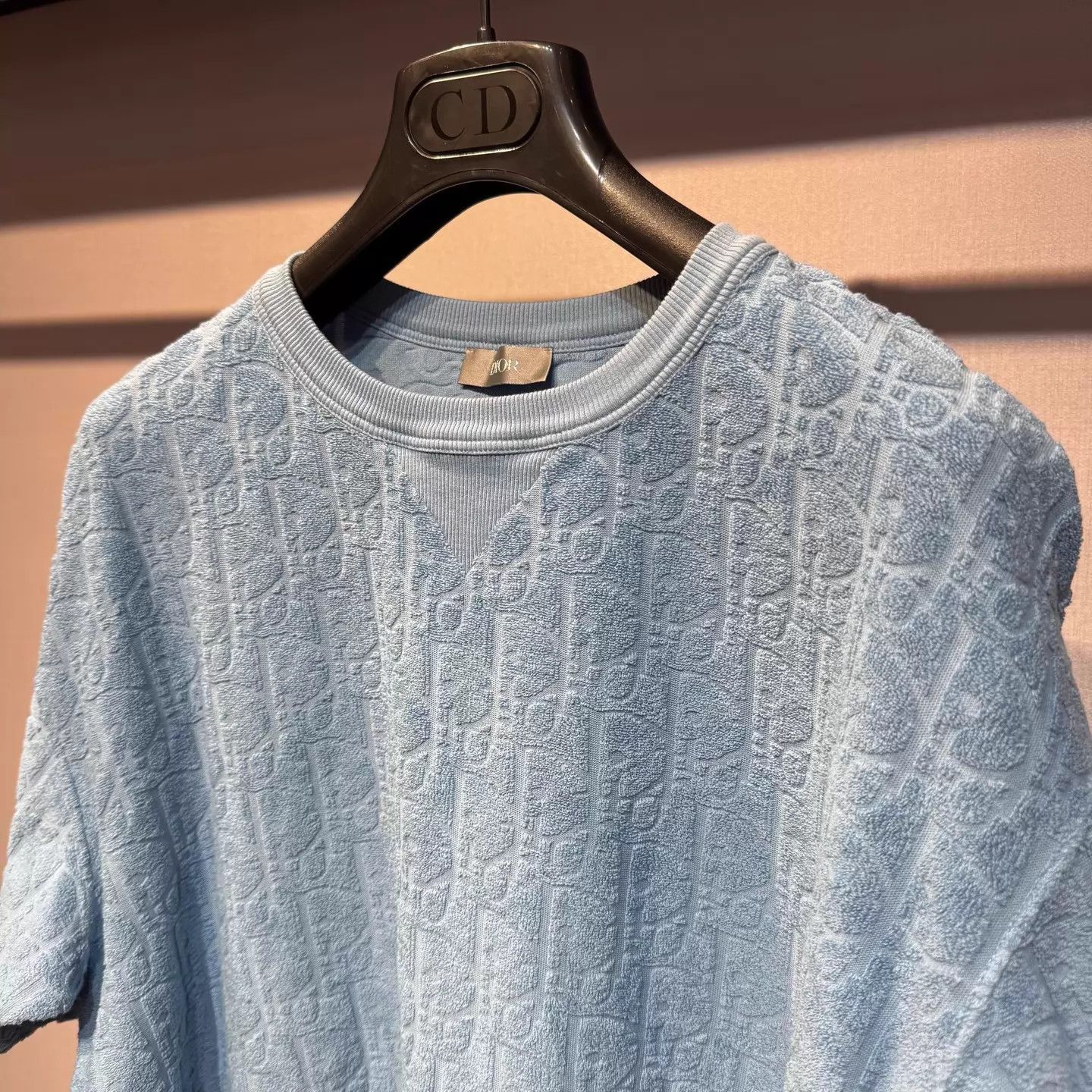 Dior Dior Oblique Blue Print T-shirt XL Size US XL / EU 56 / 4 - 4 Thumbnail