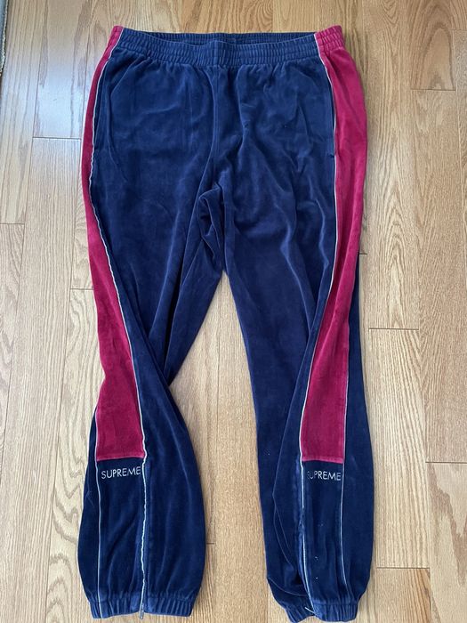 Supreme best sale velour pants