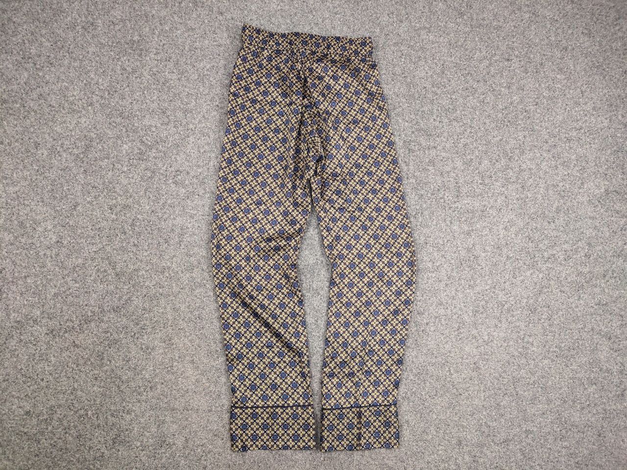 Sandro Sandro Dany Trouser Pants in Floral Print Dark Brown Tan Size 34" / US 12 / IT 48 - 9 Thumbnail