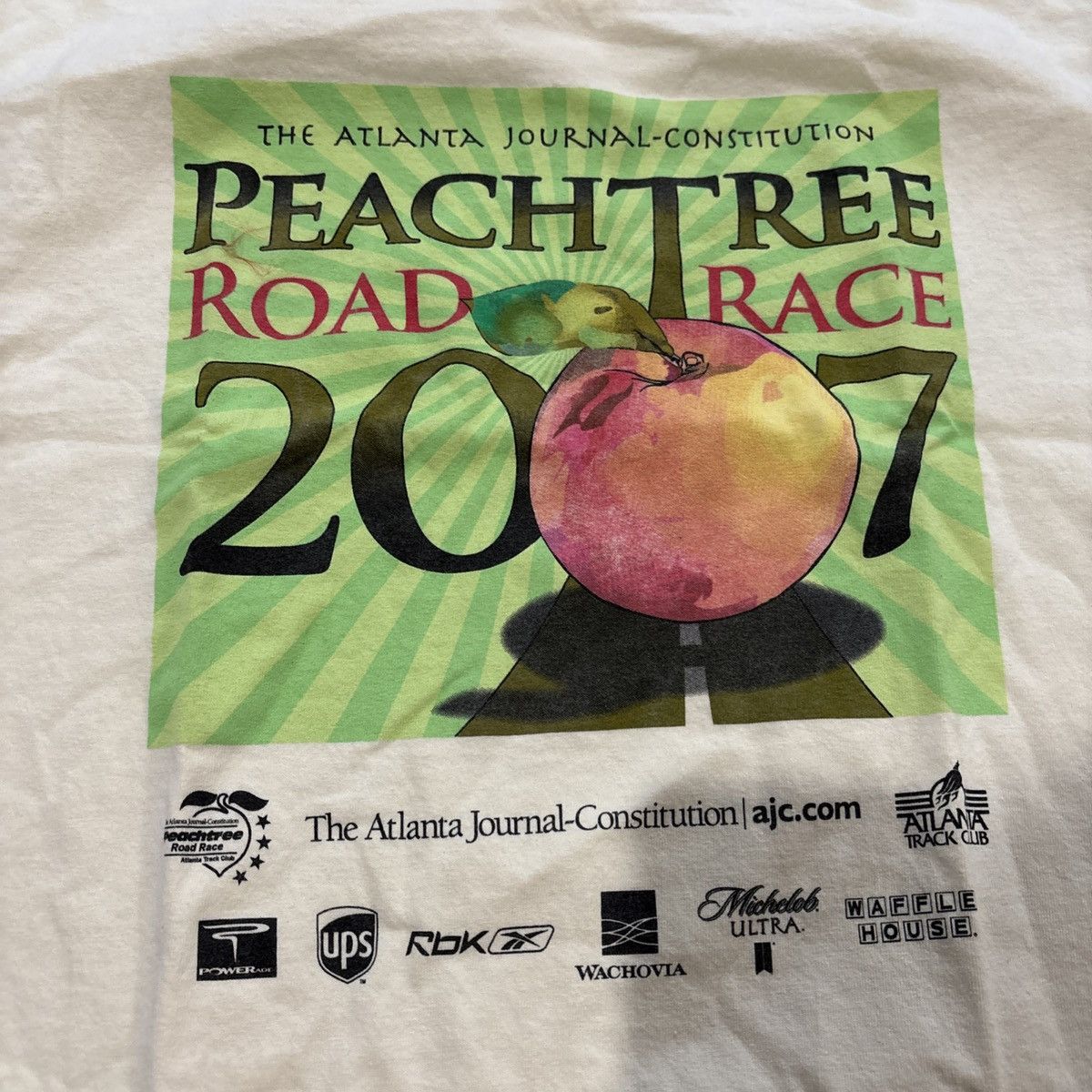 Reebok Vintage 2007 Atlanta Peachtree Road Race Reebok T-Shirt Md Size US M / EU 48-50 / 2 - 2 Thumbnail