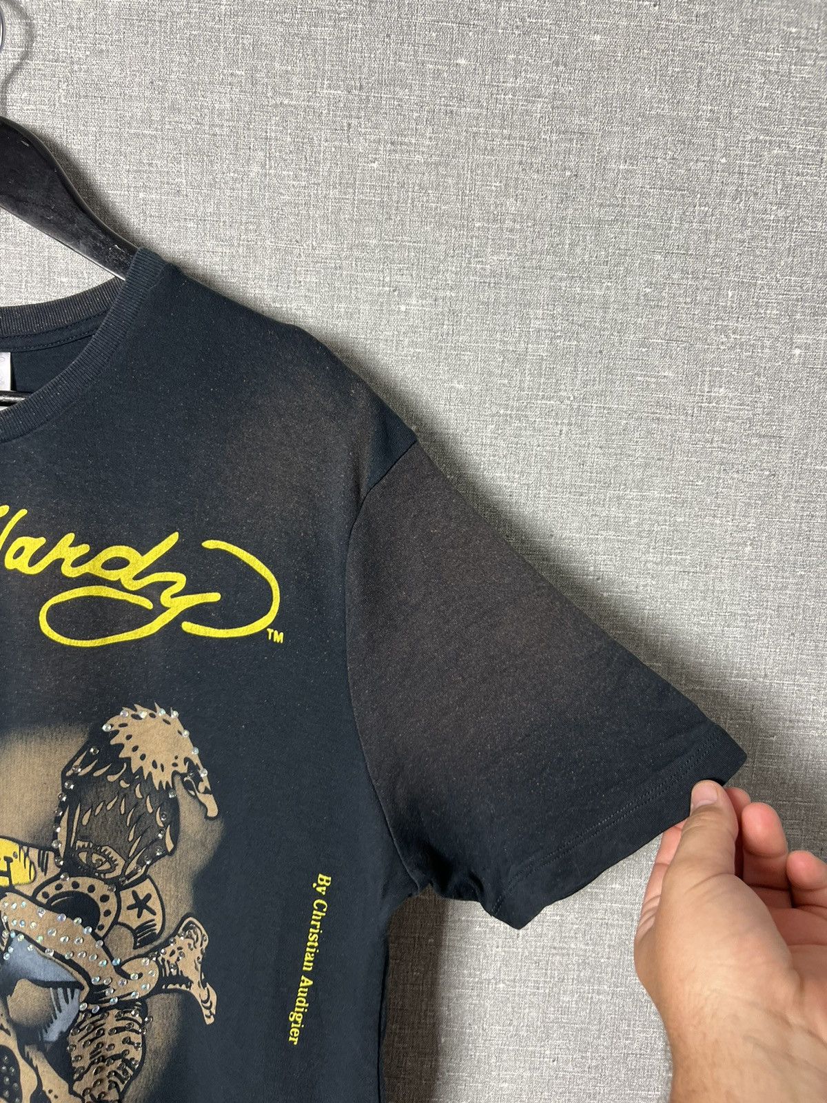 Ed Hardy Y2K Ed Hardy by Christian Audigier Big Logo Rare Print Tee Size US L / EU 52-54 / 3 - 5 Thumbnail