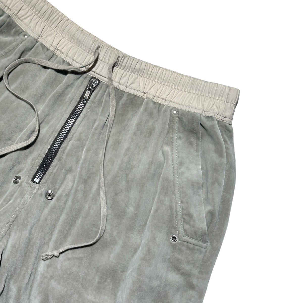 Rick Owens × Rick Owens Drkshdw $1,690 FW22 Strobe Geth Bela sueded trouser Size US 32 / EU 48 - 2 Thumbnail