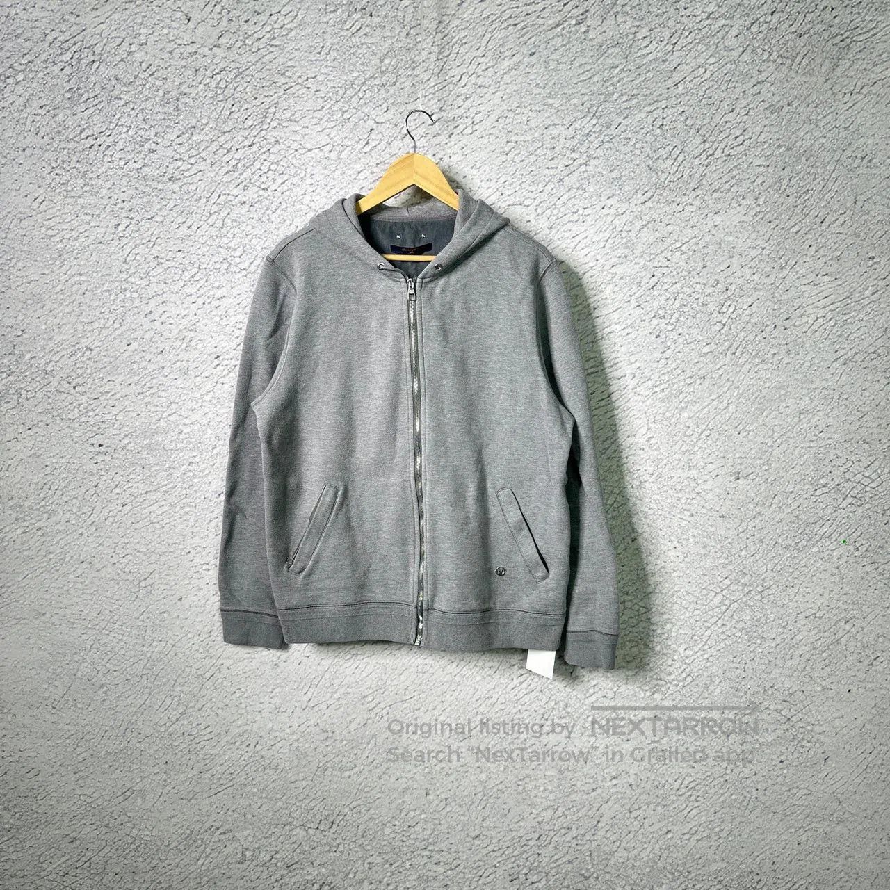 Louis Vuitton gray zip-up hooded jacket by louis vuitton. Size US XXL / EU 58 / 5 - 1 Thumbnail