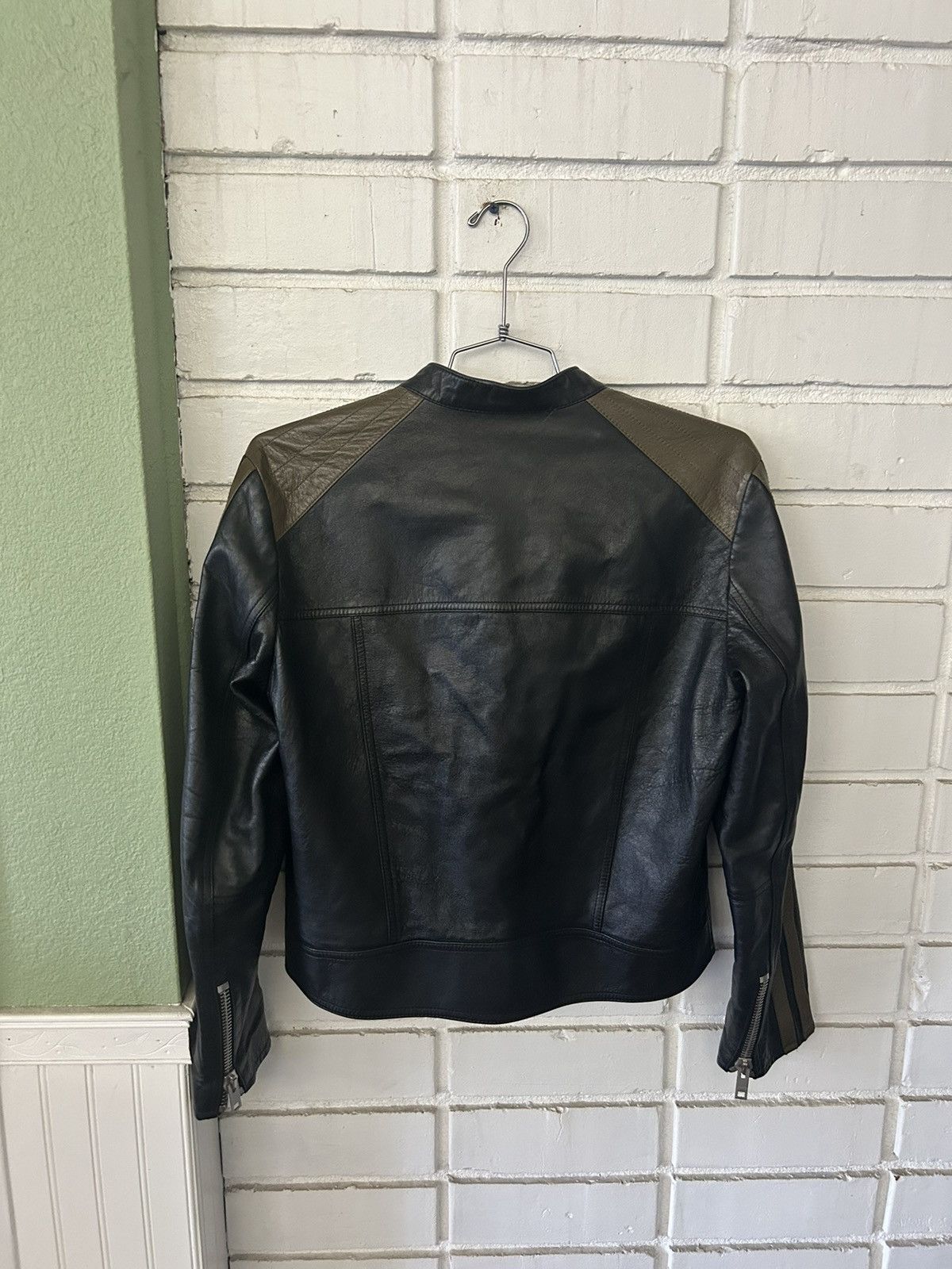 Celine Celine SAMPLE FW20 Cafe Racer Leather Jacket (sz 48) Size US M / EU 48-50 / 2 - 2 Thumbnail