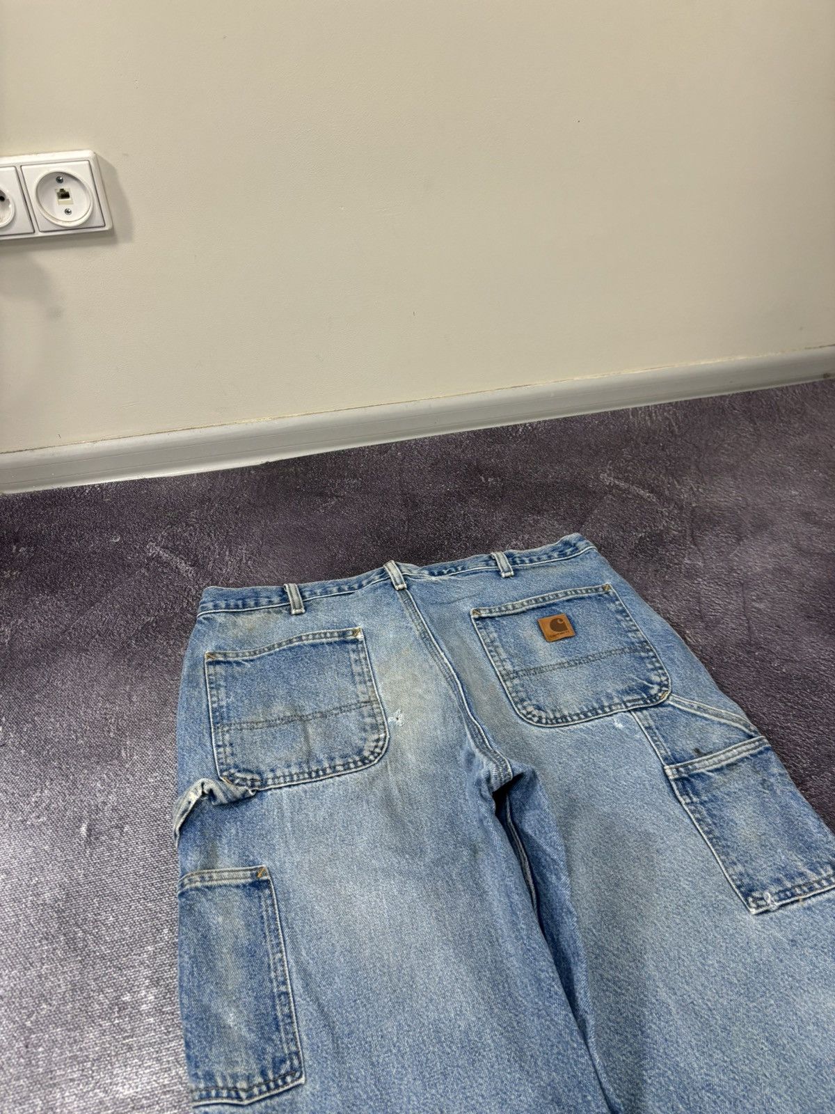 Carhartt Vintage Carhartt USA Faded Blue Denim Hype Work Baggy Jeans Size US 36 / EU 52 - 6 Thumbnail